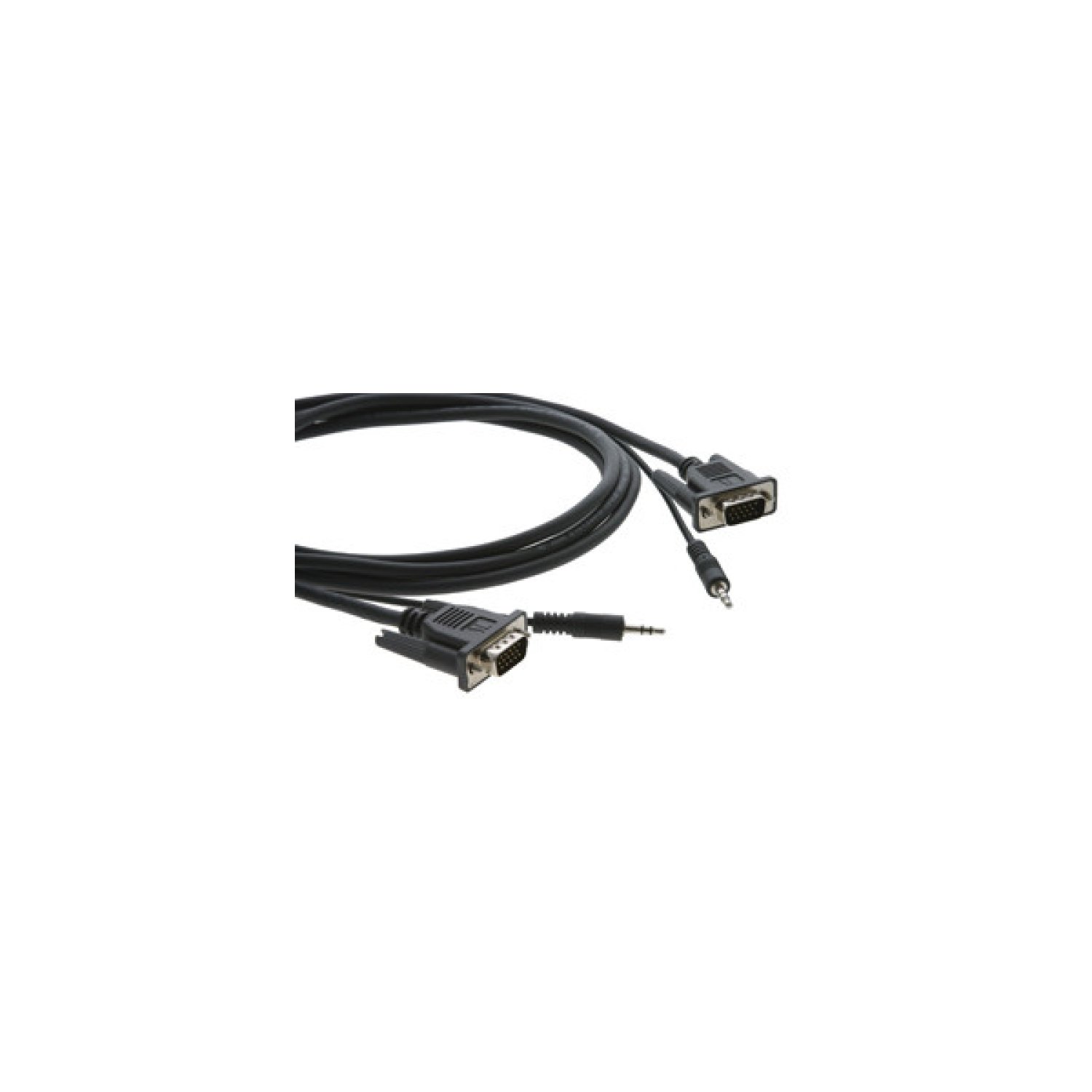 Kramer Electronics 15-pin HD + 3.5mm Audio Micro Cable 0,9 m VGA (D-Sub) + 3,5mm Negro