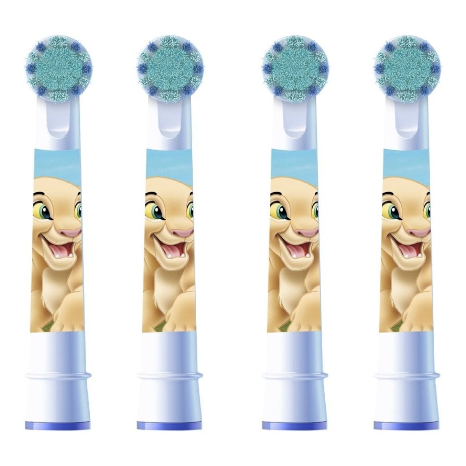 Cabezal de Recambio Braun para cepillo Braun Oral-B Pro Kids 3+ Rey Leon/ Pack 4 uds