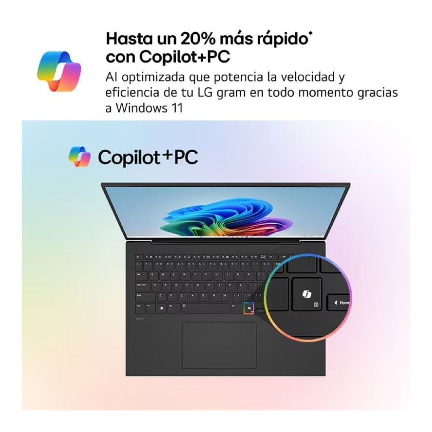 Portátil LG Gram 16Z90TL-G.AU85BN Intel Core Ultra 7-258V/ 32GB/ 512GB SSD/ 16"/ Win11