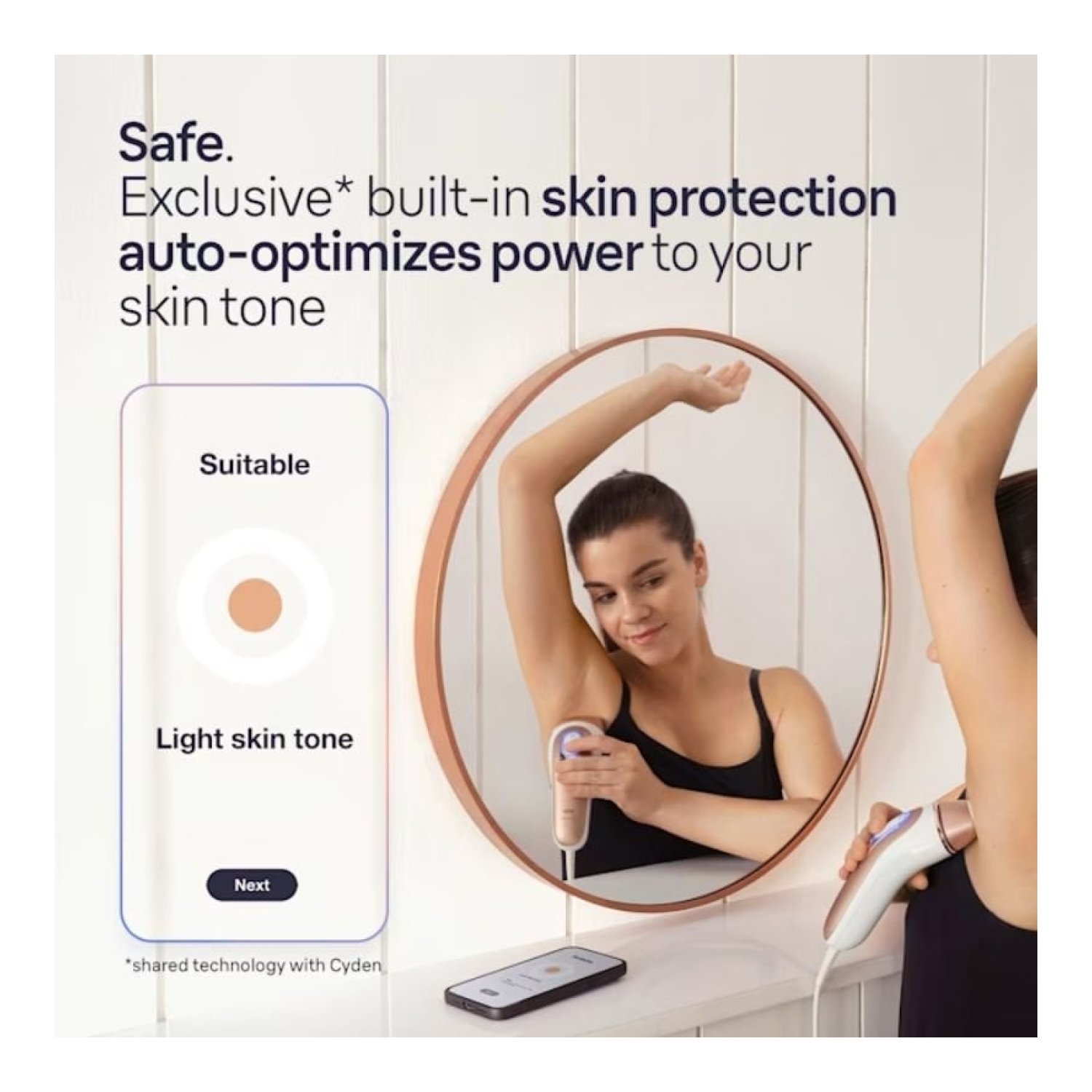 Depiladora de Luz pulsada Braun Skin-expert PL7253 IPL/ con Cable