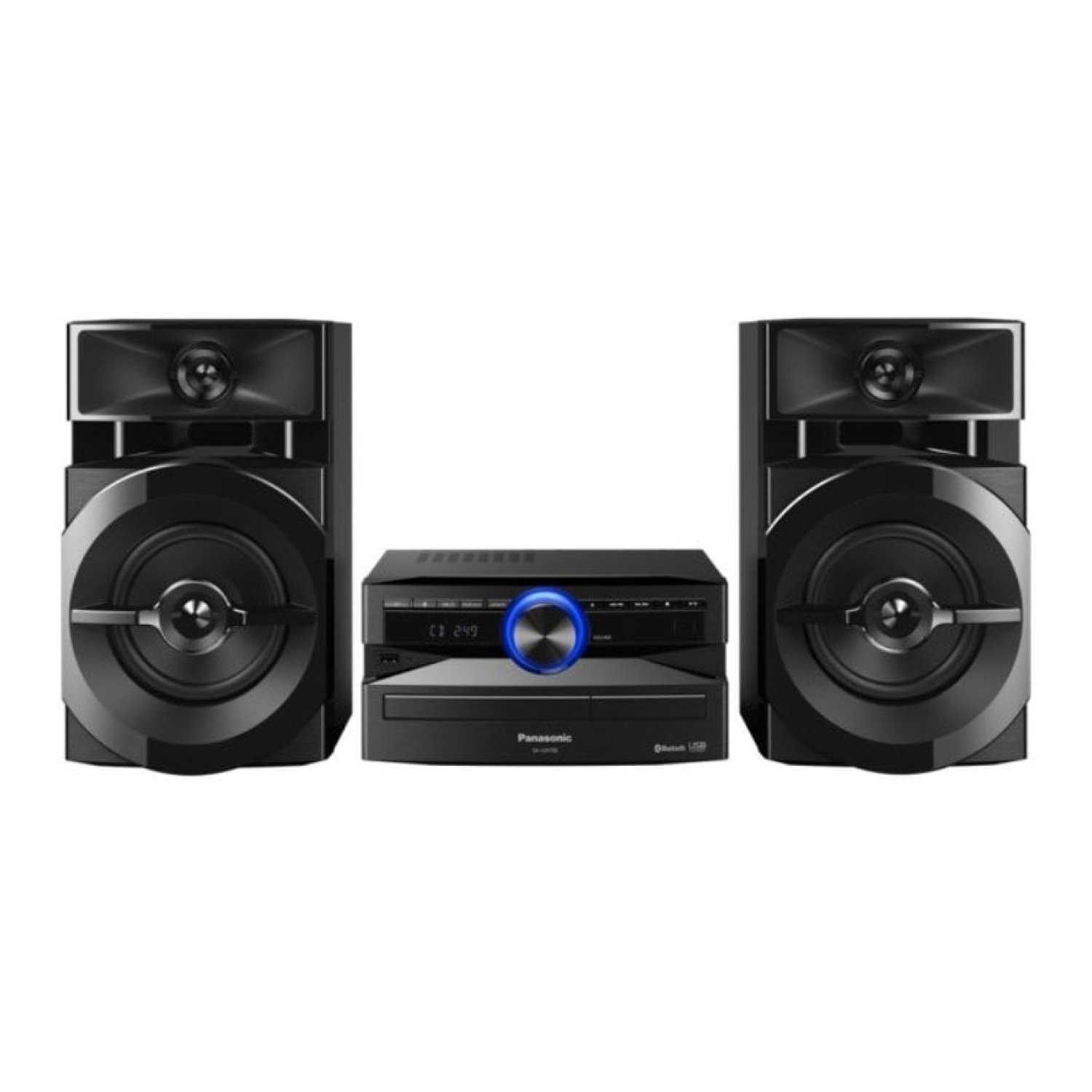 Microcadena con bluetooth Panasonic SC-UX100E-K/ 300W/ Negro