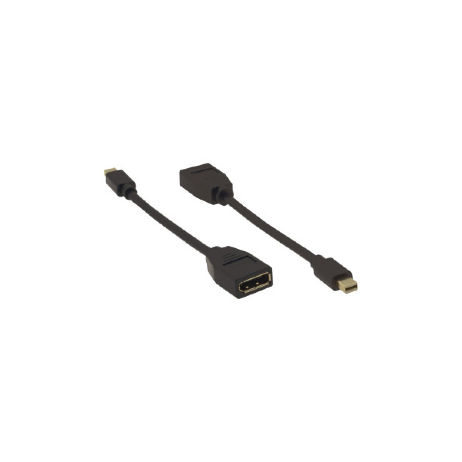 Kramer Electronics ADC-MDP/DPF adaptador de cable de vídeo DisplayPort Mini DisplayPort Negro
