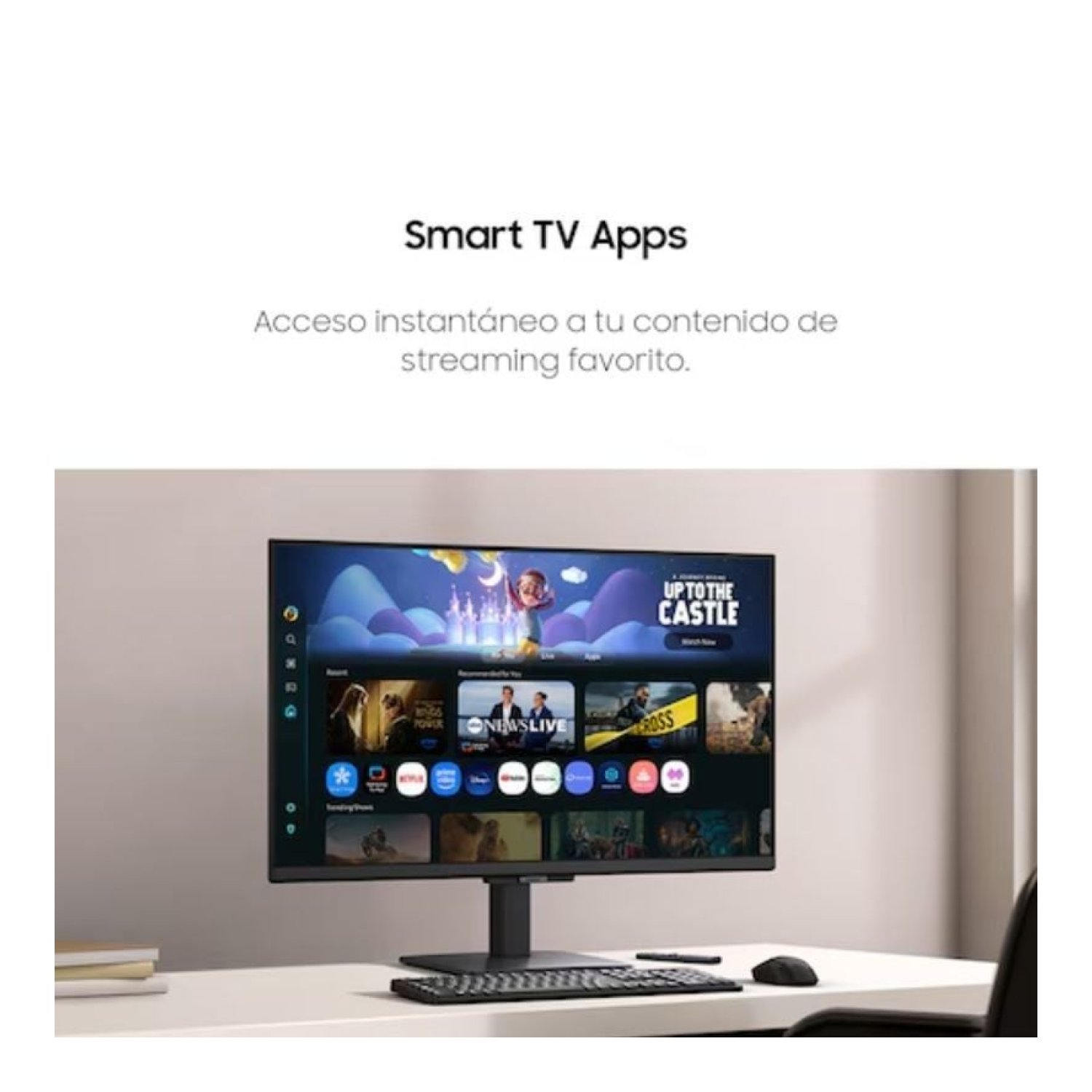 Smart Monitor Samsung M5 S27FM500EU 27"/ Full HD/ Multimedia/ Smart TV/ Negro