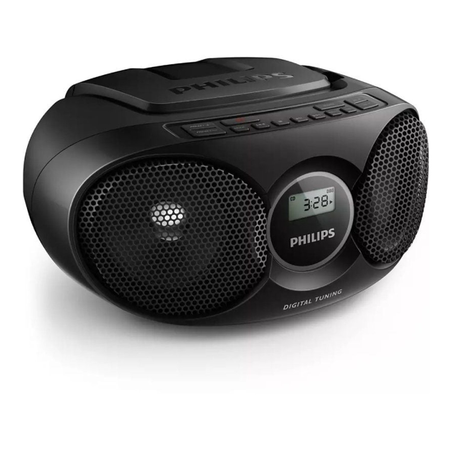 Radio CD Philips AZ215B/12/ 3W/ Negra