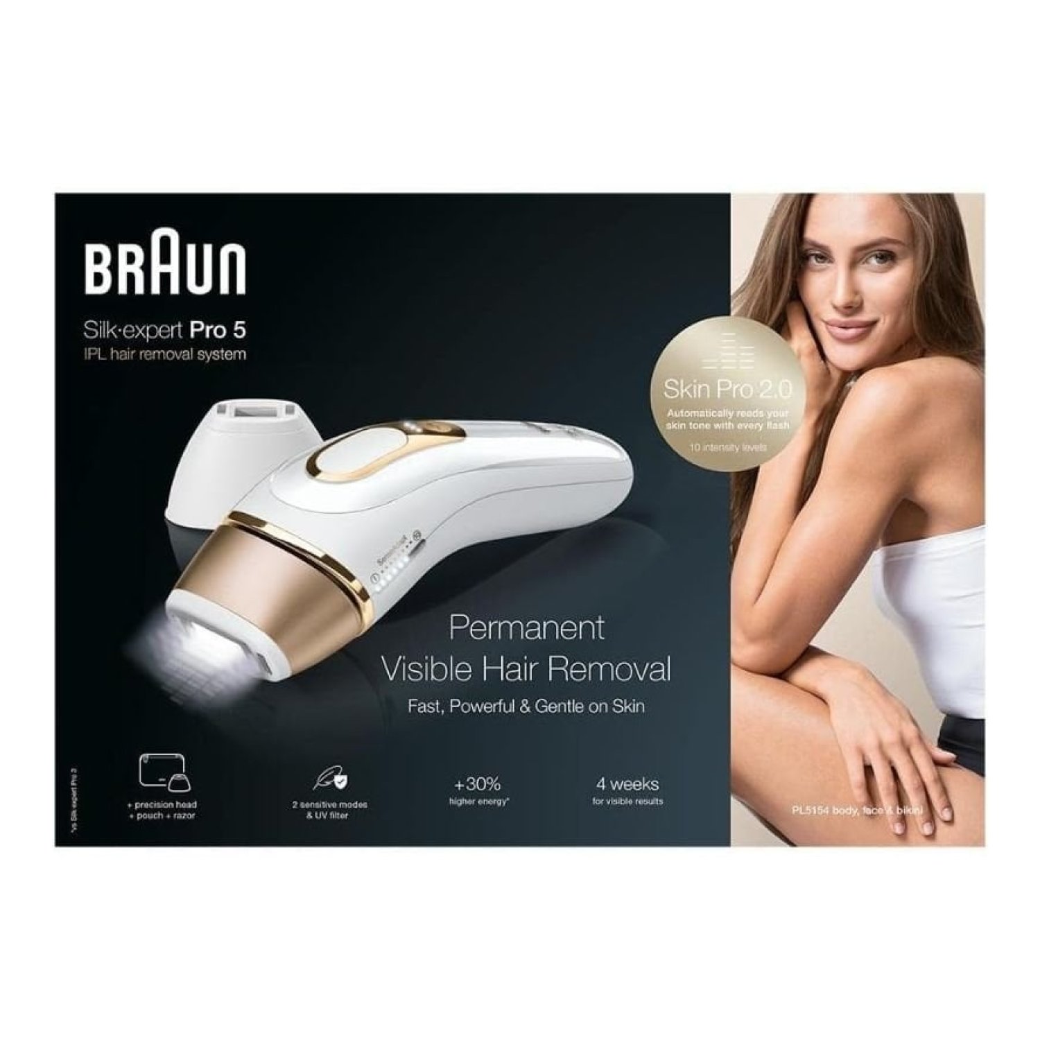 Depiladora de Luz pulsada Braun Silk-expert Pro 5 PL5154 IPL