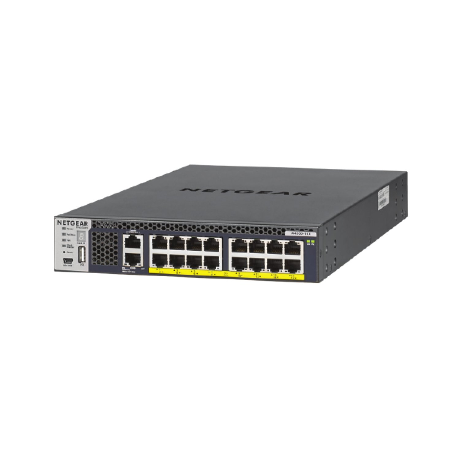 NETGEAR M4300-16X Gestionado L3 10G Ethernet (100/1000/10000) Energía sobre Ethernet (PoE) 1U Negro