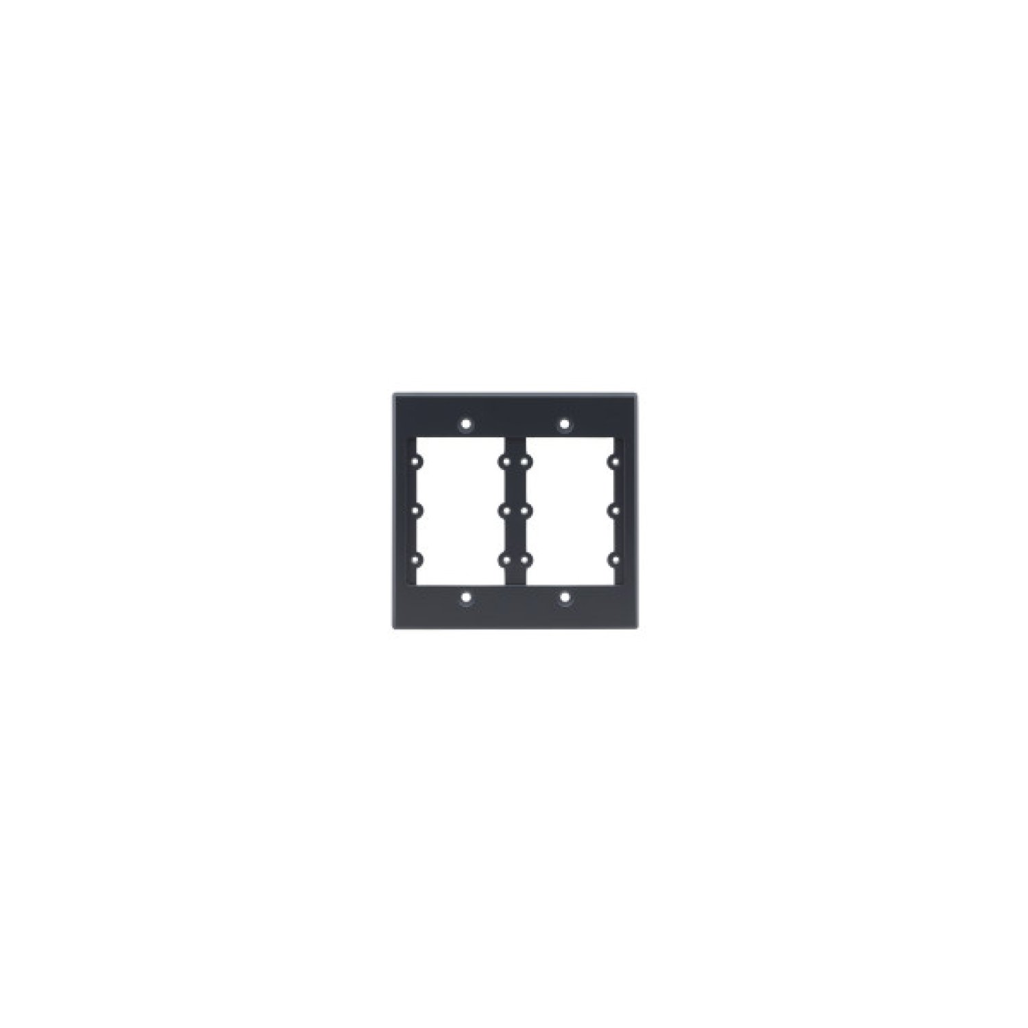 Kramer Electronics FRAME-2G placa de pared y cubierta de interruptor Negro
