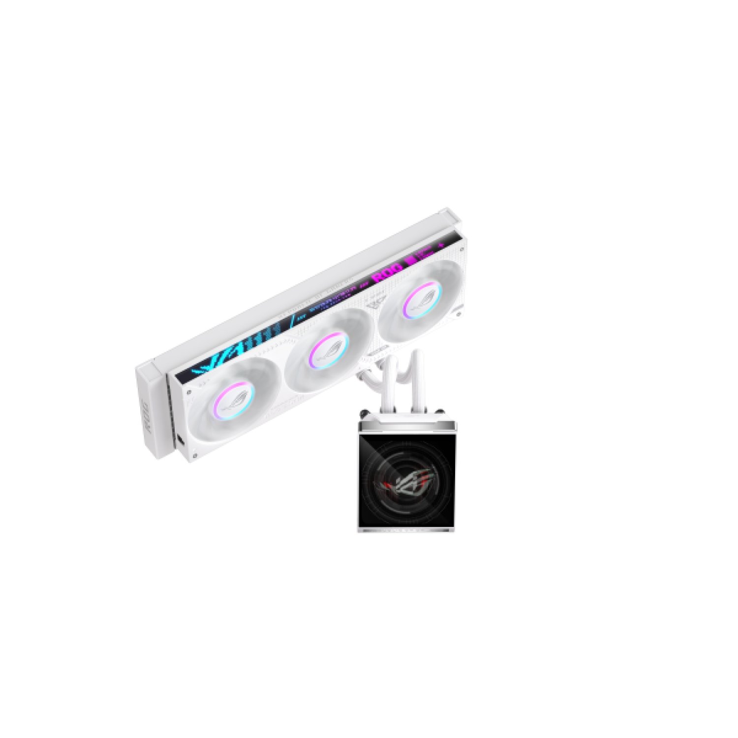 ASUS ROG STRIX SLC IV 360 ARGB LCD WHT Procesador Kit de refrigeración líquida 12 cm Blanco 1 pieza(s)