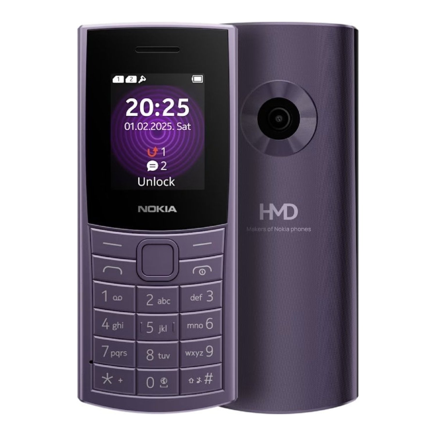 Teléfono Móvil Nokia 110 4G 2nd Edition/ Púrpura
