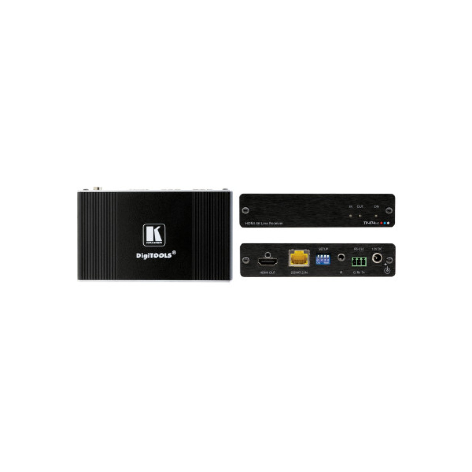 Kramer Electronics TP-874XR Receptor AV Negro