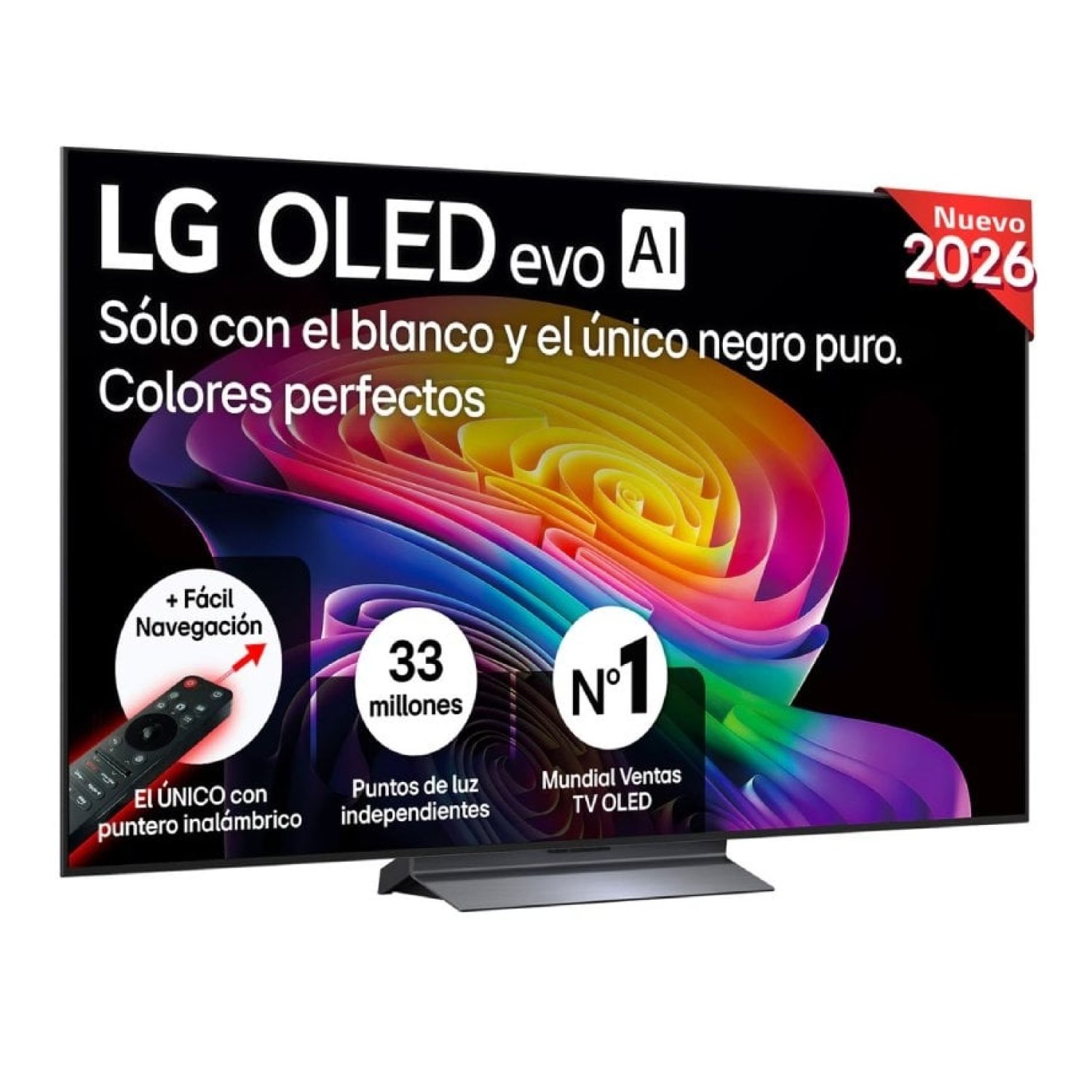 Televisor LG OLED evo AI C6 OLED42C64LA 42"/ Ultra HD 4K/ Smart TV/ WiFi