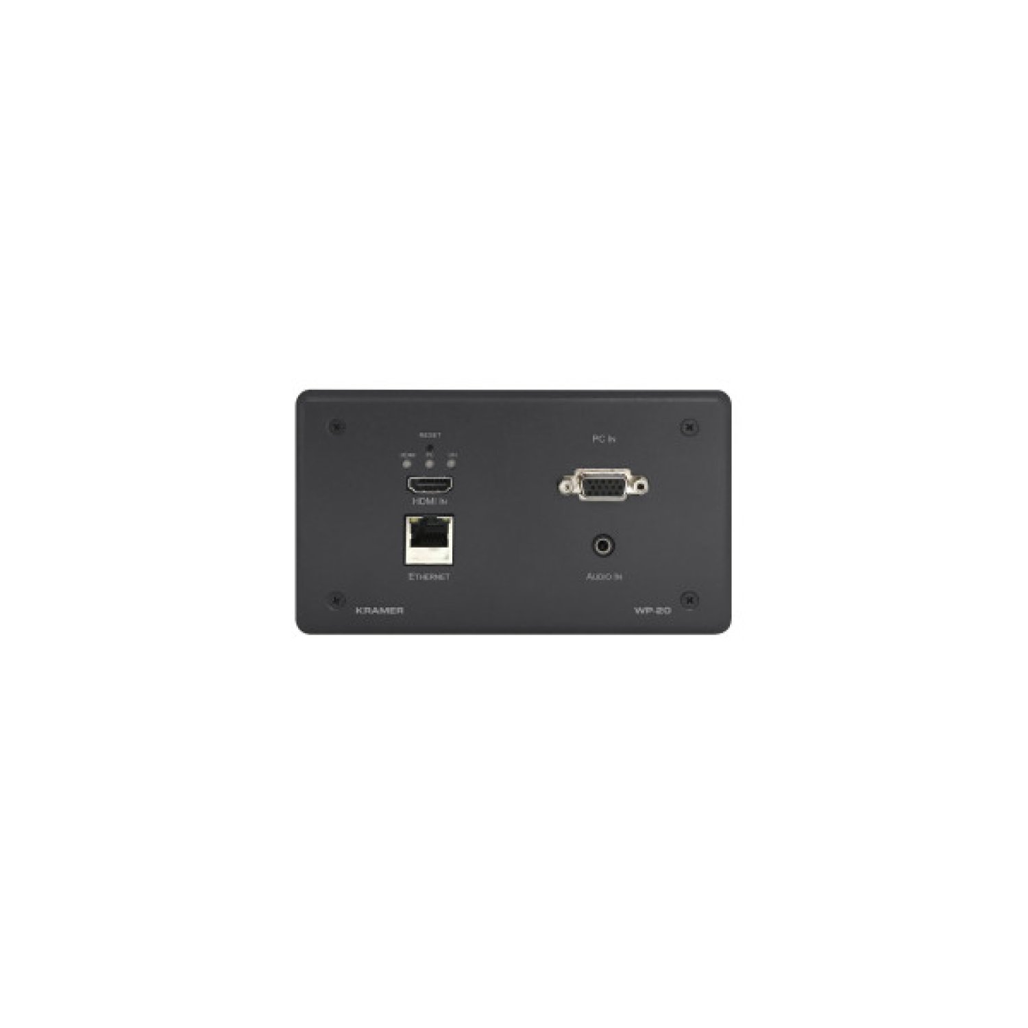Kramer Electronics WP-20/EU(G)-80 caja de tomacorriente Gris