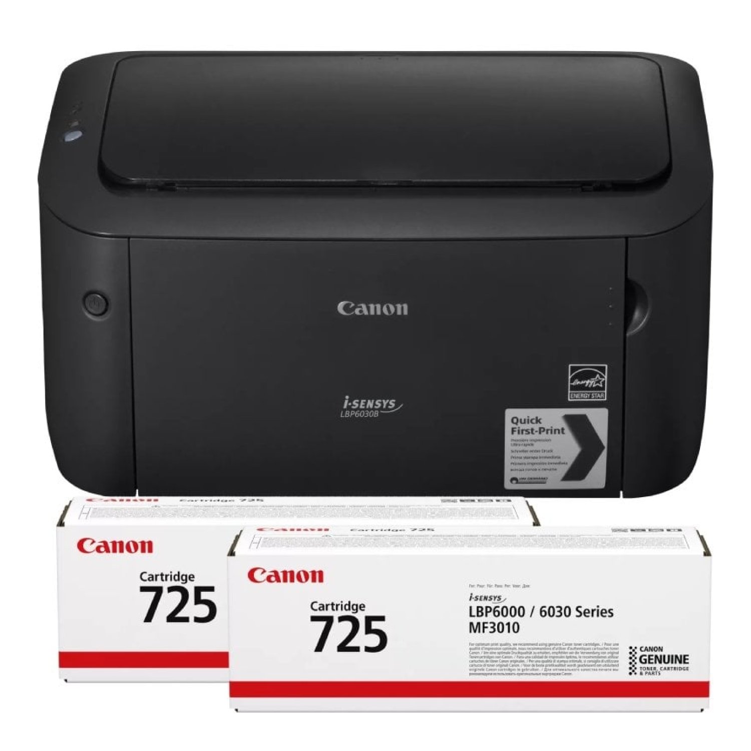 Impresora Láser Monocromo Canon I-SENSYS LBP6030B/ Negra