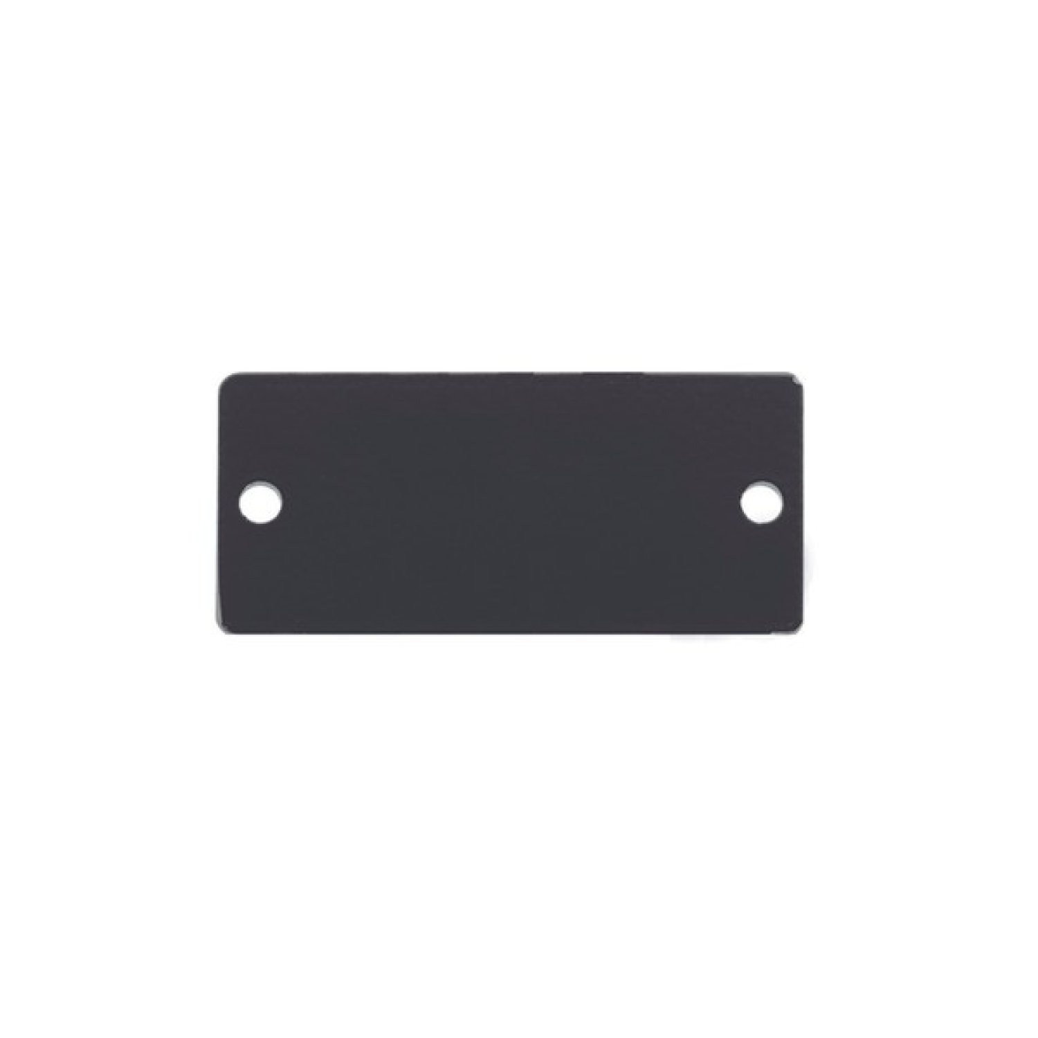 Kramer Electronics W-BLANK(B) placa de pared y cubierta de interruptor Negro