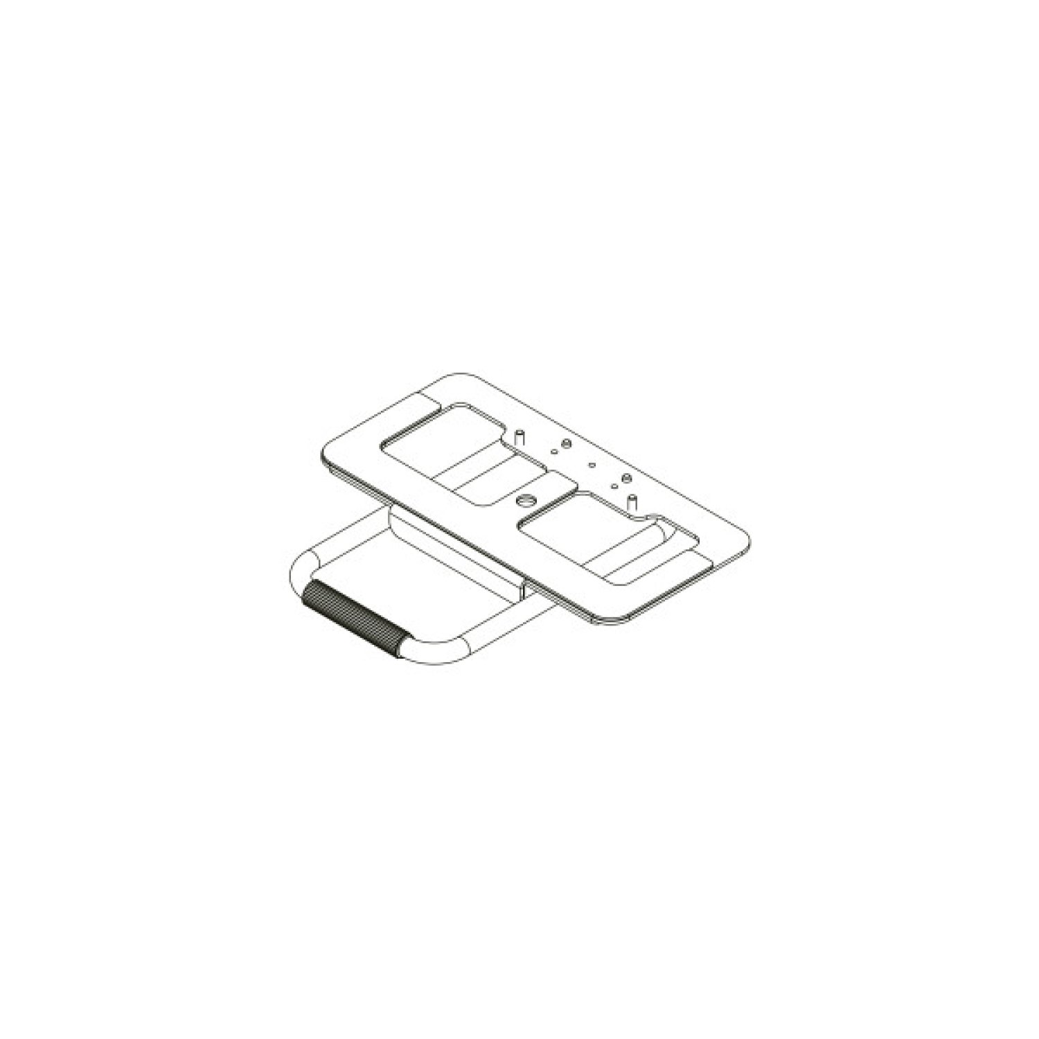 Kramer Electronics K-BAR-CAMERA-BRACKET soporte para cámara Aluminio