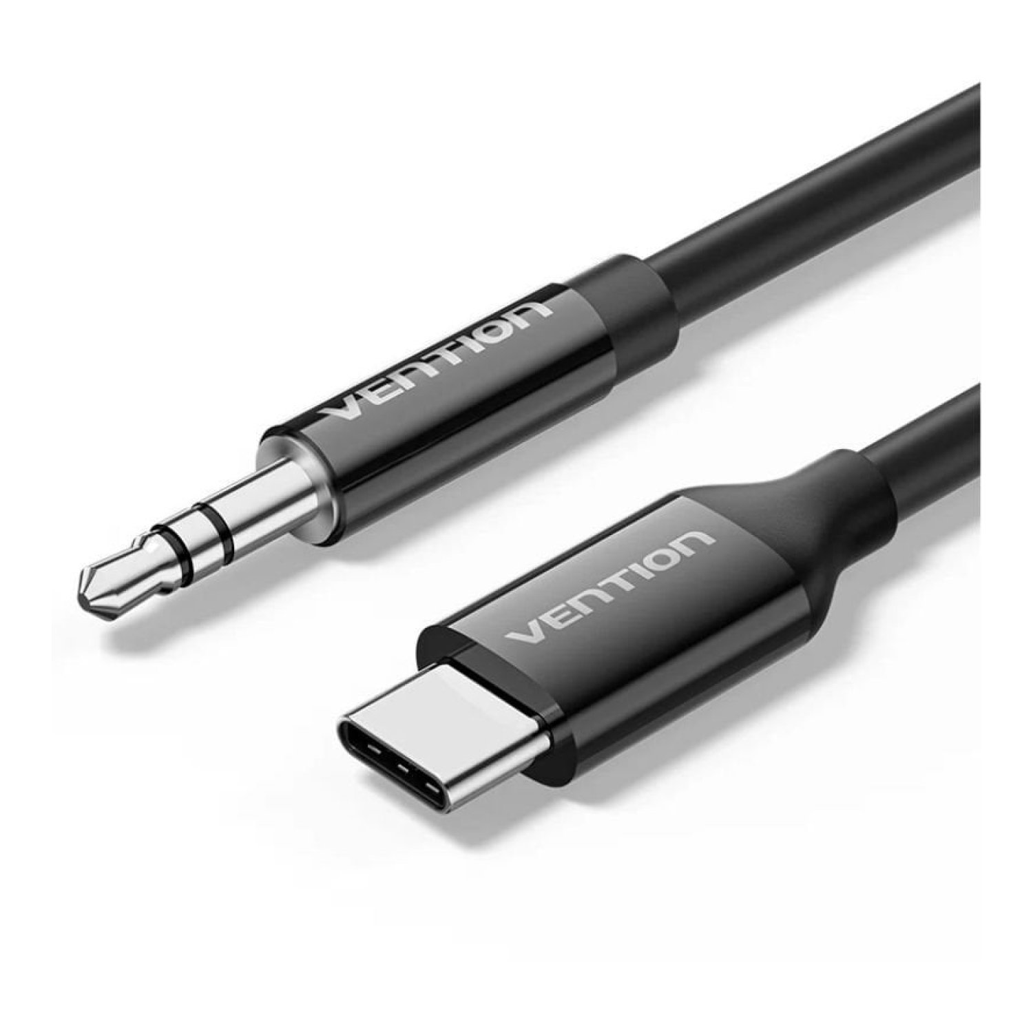 Cable Conversor Audio Vention BIFBG/ USB Tipo-C Macho - Jack 3.5 Macho/ 1.5m/ Gris