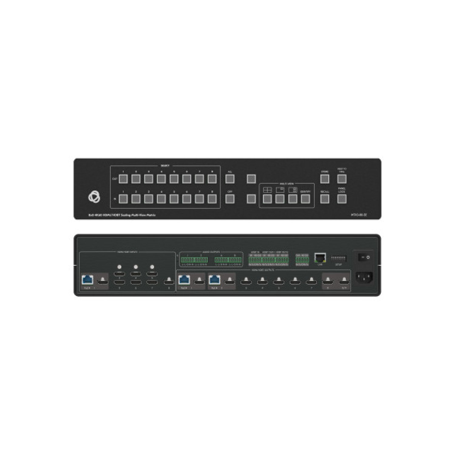 Kramer Electronics MTX3-88-SE Matriz de conmutación AV 120 W