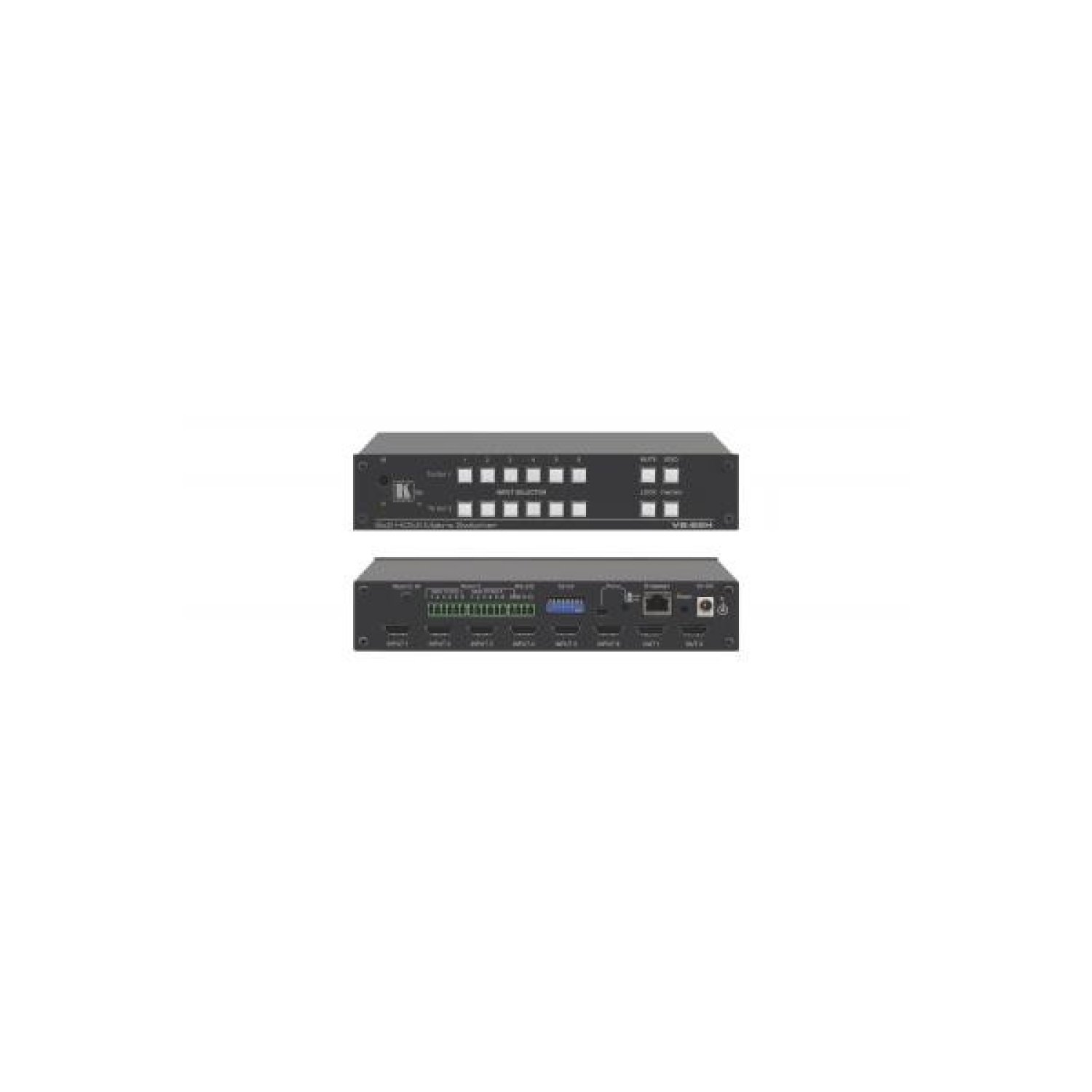 KRAMER / MATRIZ DE CONMUTACIÓN 6X2 / VS-62H / NEGRO