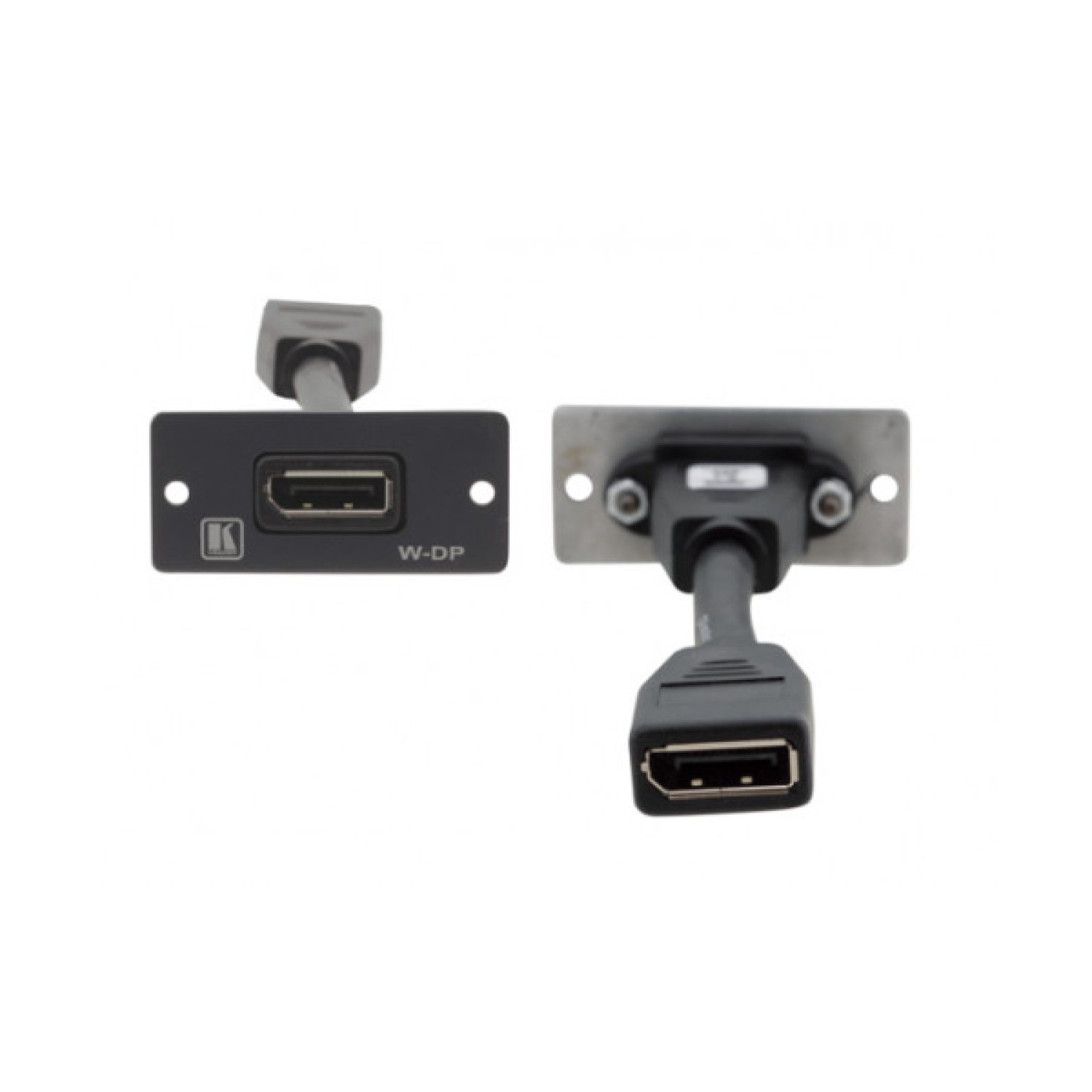Kramer Electronics W-DP caja de tomacorriente Negro