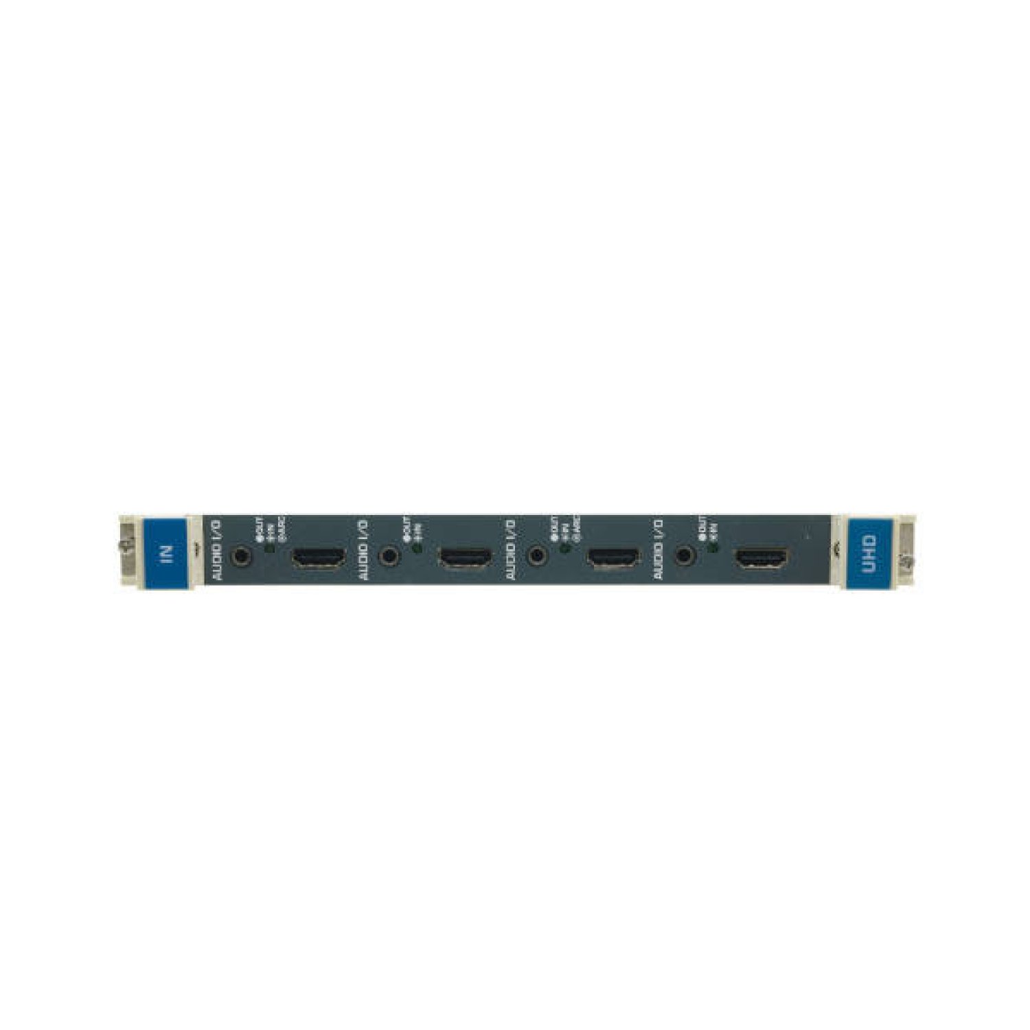 TARJETA DE ENTRADA DE CUATRO CANALES HDMI 4K A 60HZ UHDA-IN4-F32/STANDALONE  (4:2:0) CON AUDIO EMBEBIDO, DESEMBEBIDO O ARC ANALÓGICO CONFIGURABLE KRAMER