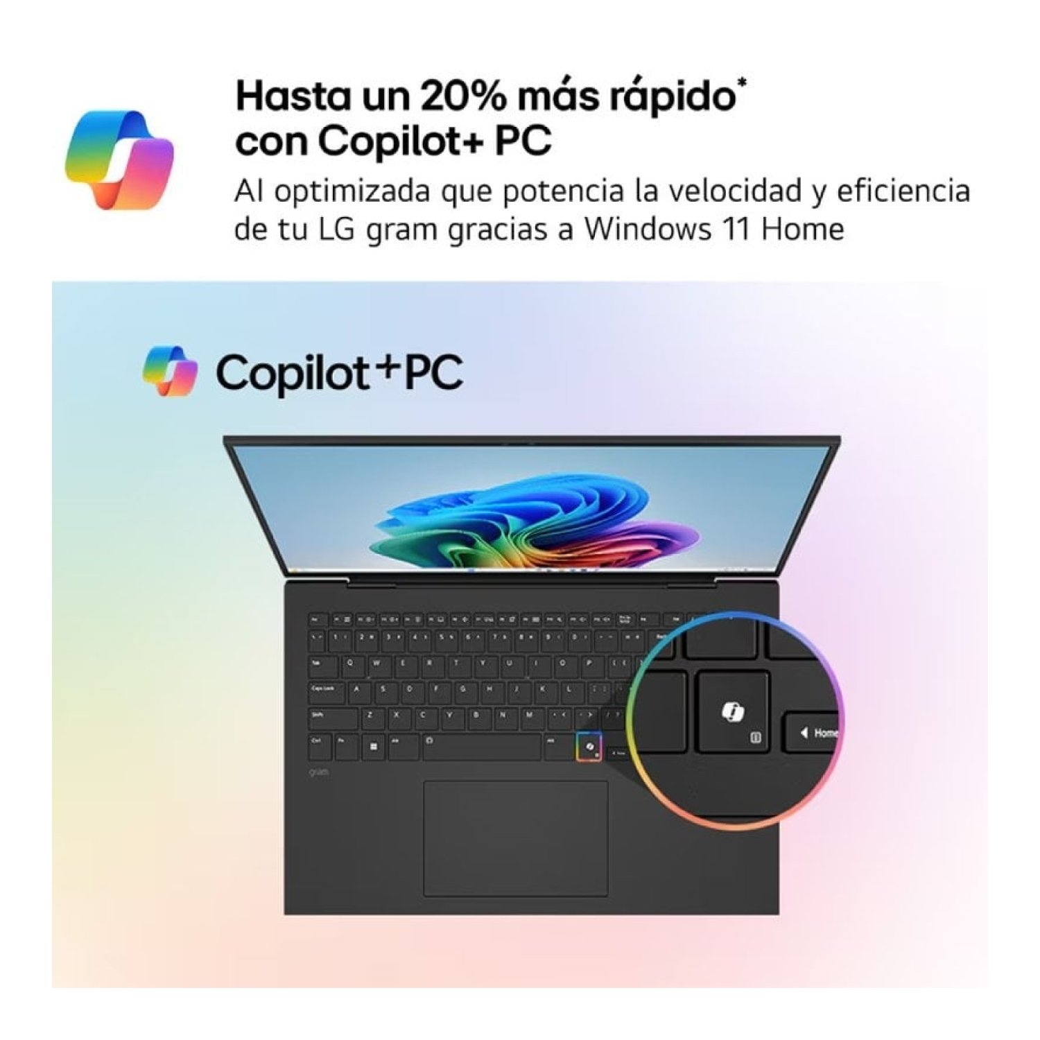 Portátil LG Gram 16UD55U-G.AX55BN Ryzen AI 5 430/ 16GB/ 512GB SSD/ 16"/ Sin Sistema Operativo