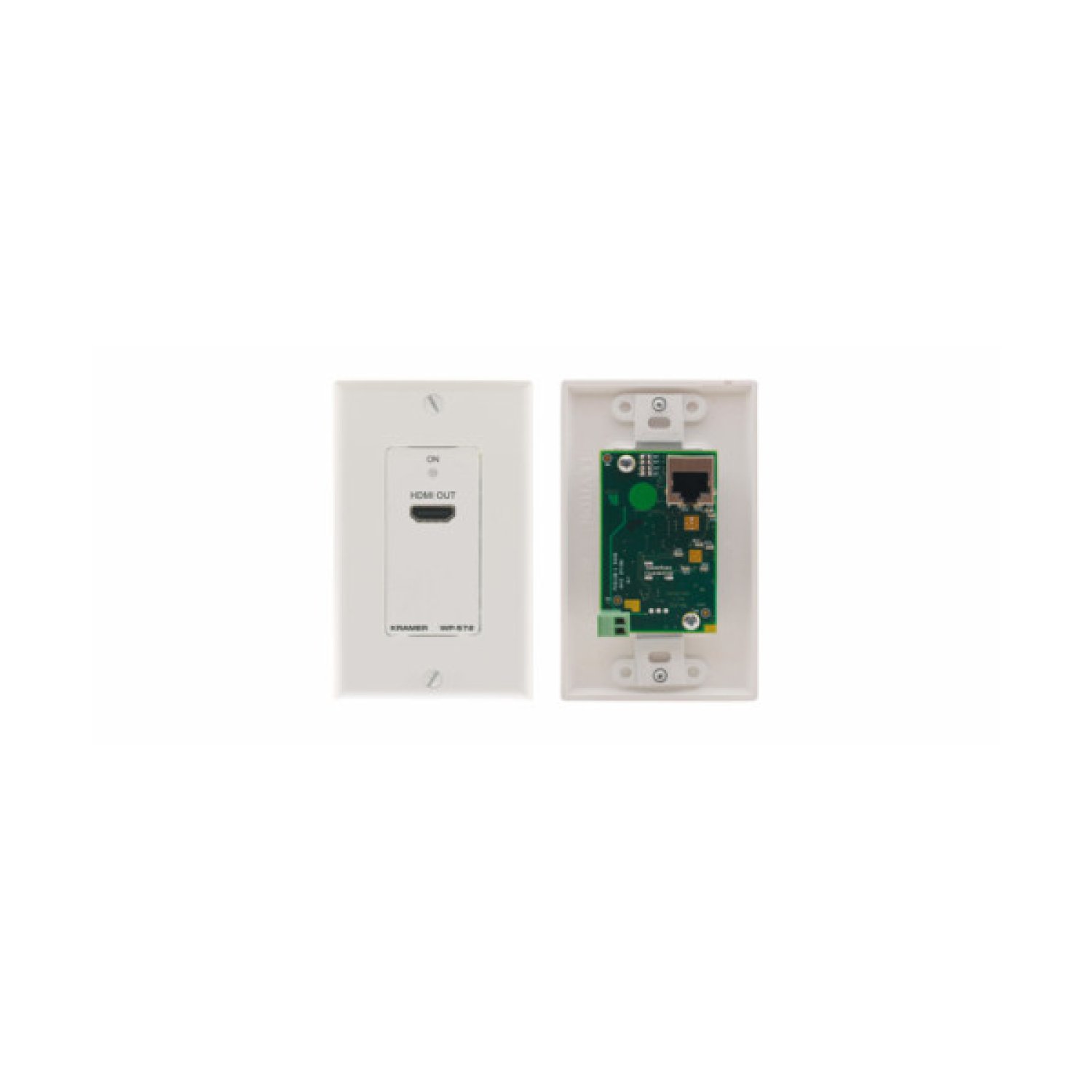 (CONSULTAR STOCK) KRAMER EXTENDERS AVSM WALL PLATE RECEIVER DGKAT TO HDMI EURO-MODEL (WP-572/EU(W)-86) (50-80171490)