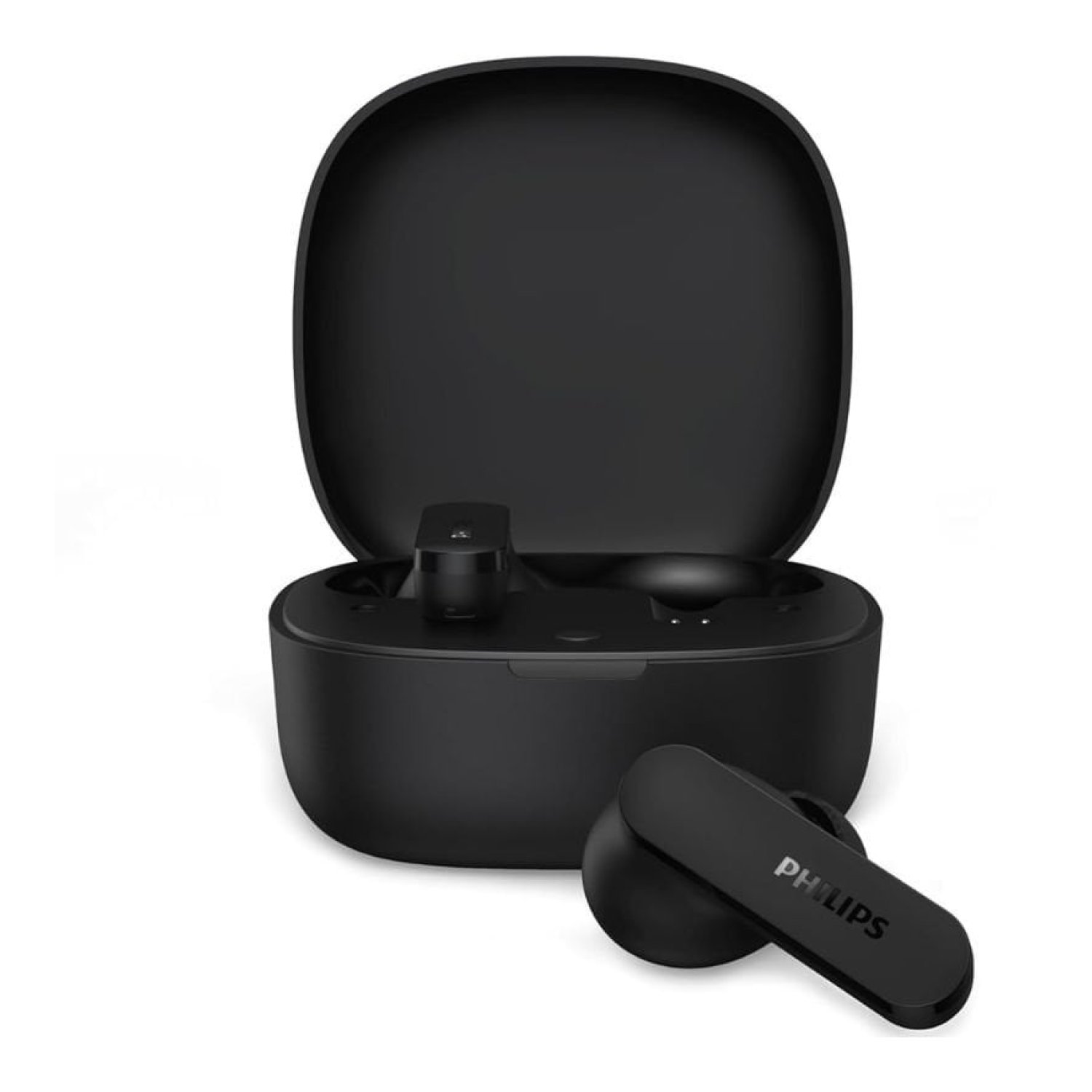 Auriculares Bluetooth Philips TAT2100BK con estuche de carga/ Autonomía 8h/ Negros