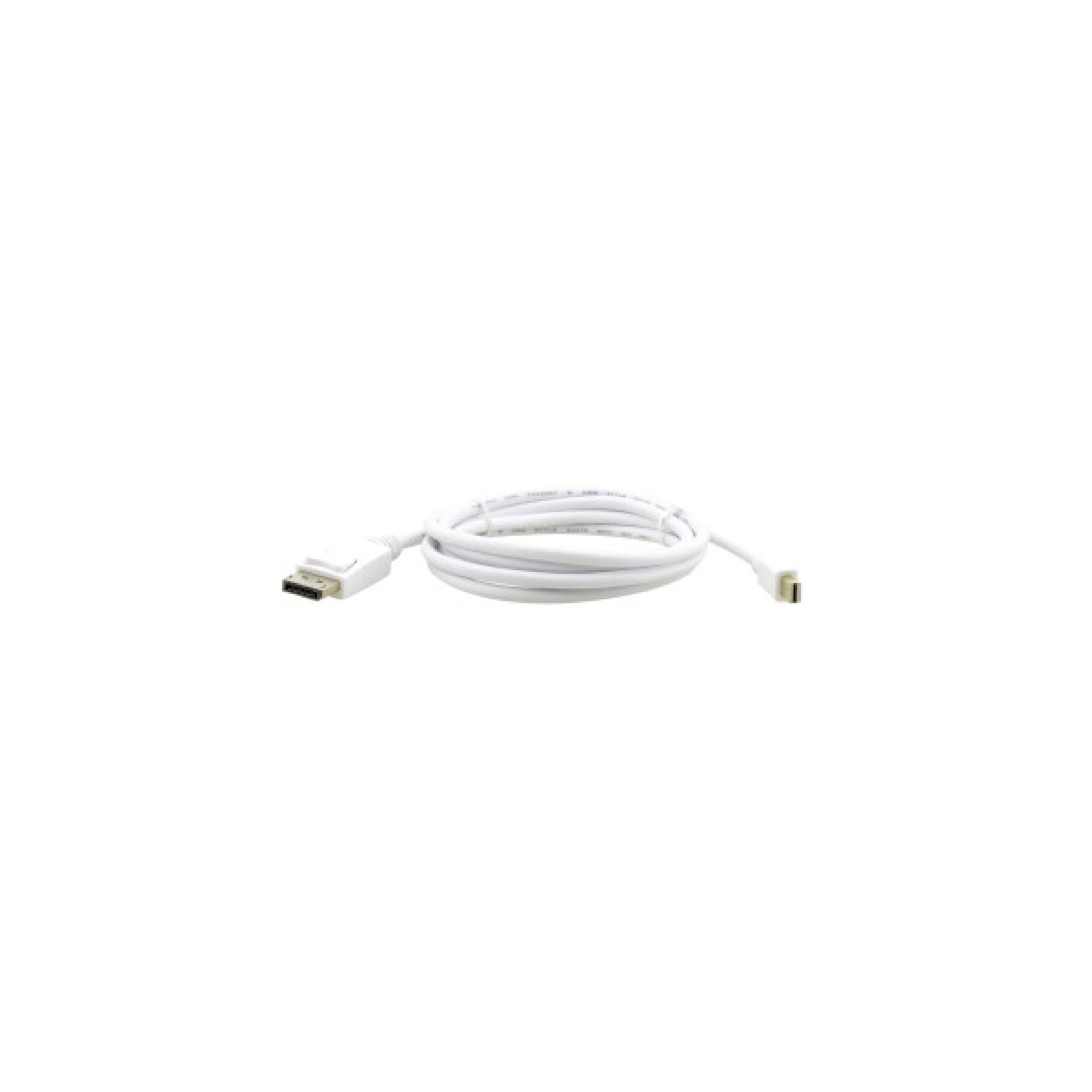 Kramer Electronics C-MDP/DPM-6 adaptador de cable de vídeo 1,8 m Mini DisplayPort DisplayPort Blanco