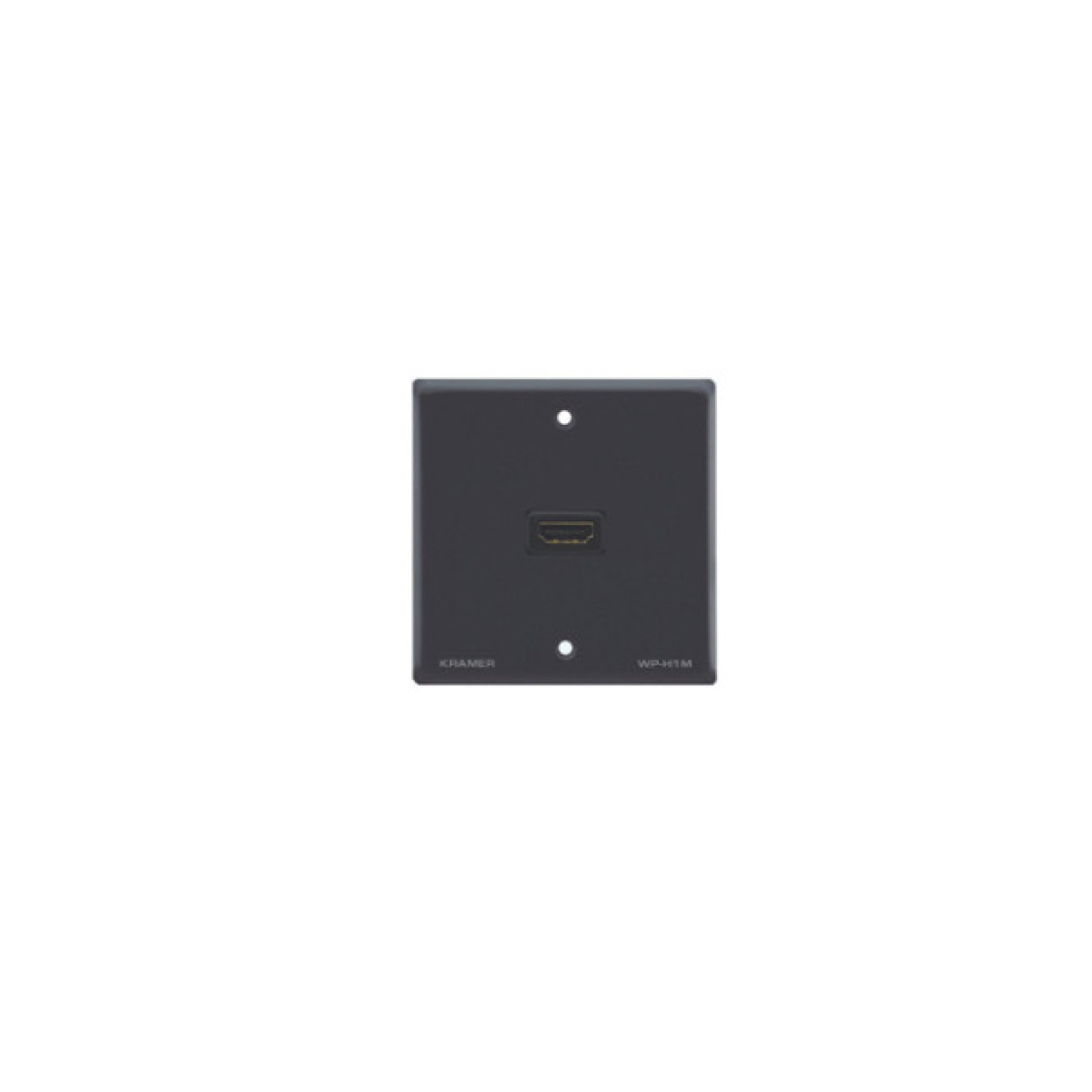 Kramer Electronics Passive Wall Plate - HDMI caja de tomacorriente Negro