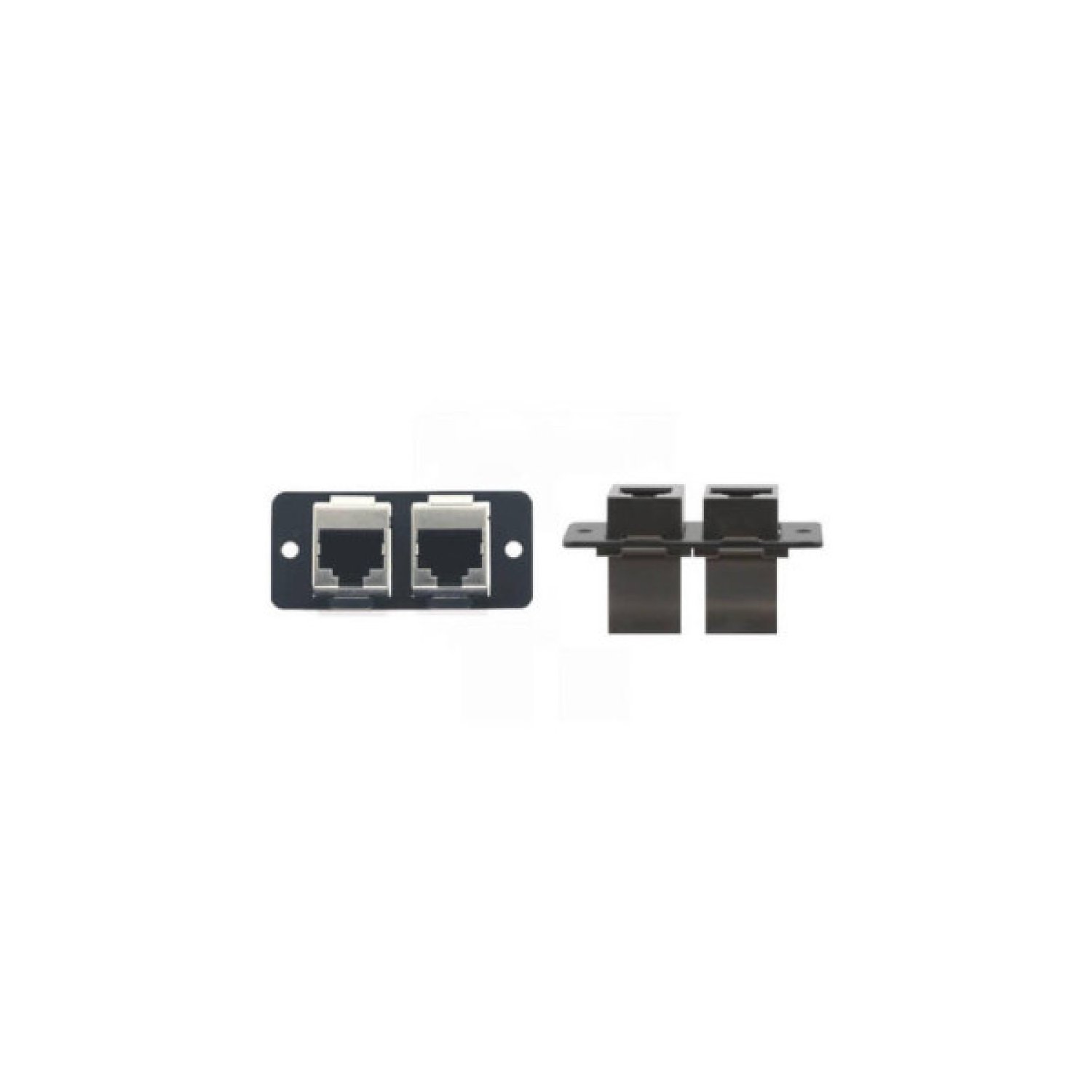 KRAMER / PLACA DE PARED - INSERCIÓN DOBLE ETHERNET / BLANCO / 85-1002099