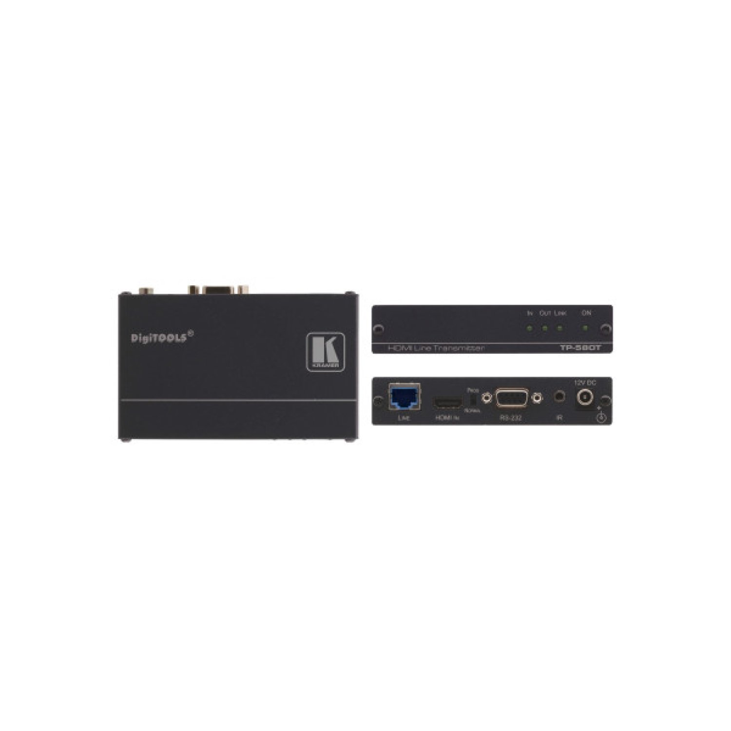 KRAMER AVSM 4K60 4:4:4 HDMI EXTENDER WITH USB, RS–232, & IR OVER LONG–REACH HDBASET 3.0 - EXT3-TR (50-80572390)