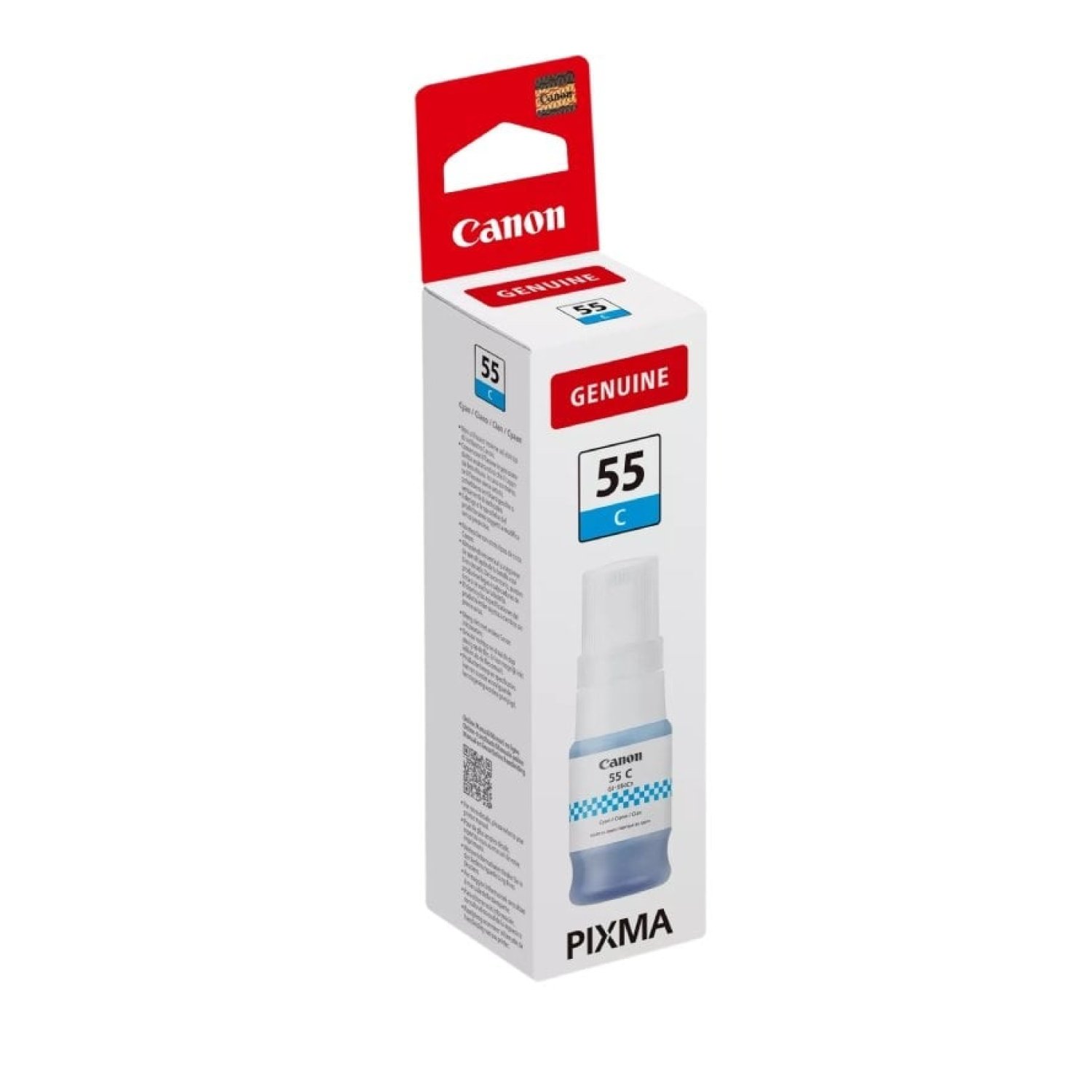 Botella de Tinta Original Canon GI-55/ Cian