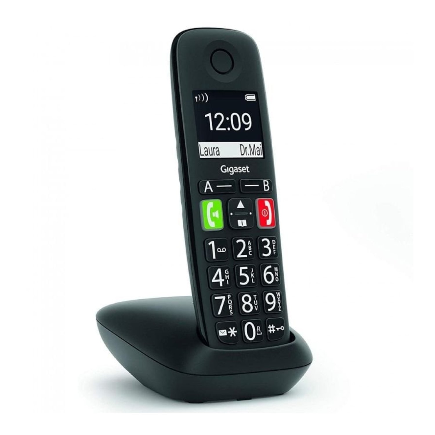 Teléfono Inalámbrico Gigaset E290/ Negro