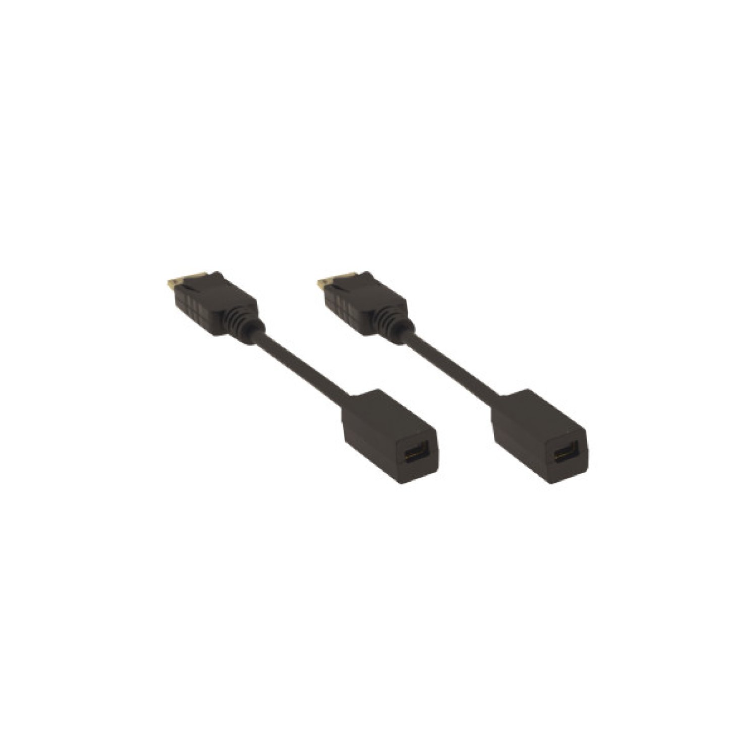 Kramer Electronics ADC-DPM/MDPF adaptador de cable de vídeo DisplayPort Mini DisplayPort Negro