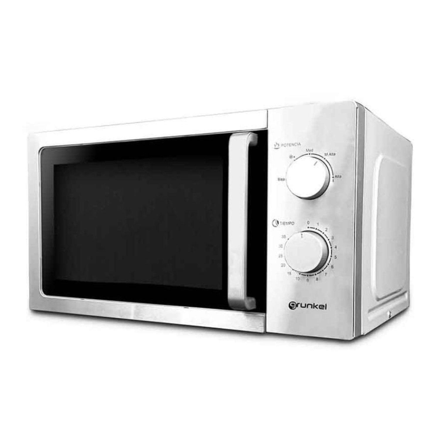 Microondas Grunkel MWG-20INOX/ 700W/ Capacidad 20L/ Funcion Grill/ Plata