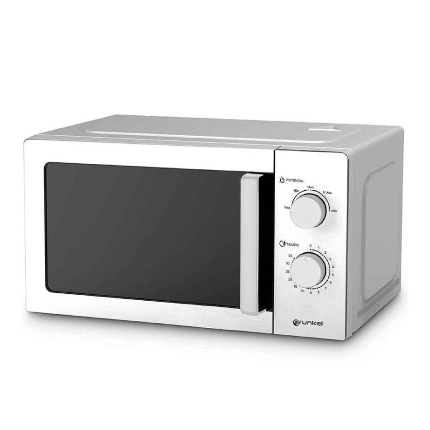 Microondas Grunkel MWG-20INOX/ 700W/ Capacidad 20L/ Funcion Grill/ Plata