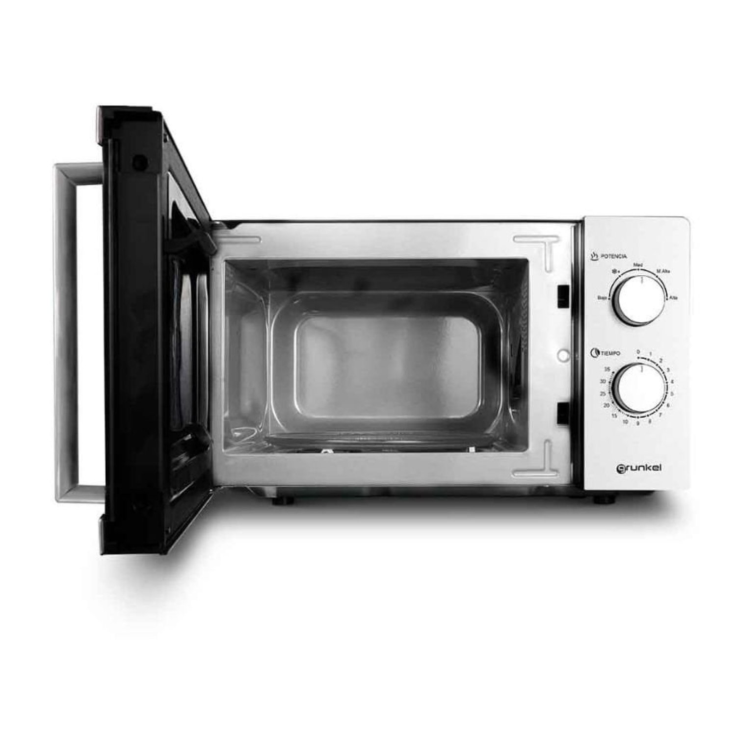 Microondas Grunkel MWG-20INOX/ 700W/ Capacidad 20L/ Funcion Grill/ Plata