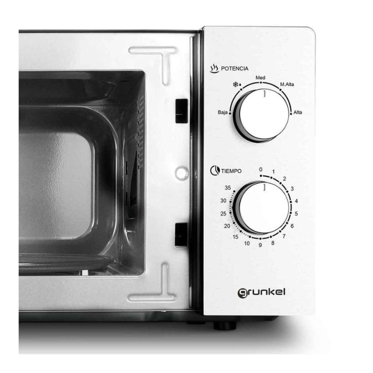 Microondas Grunkel MWG-20INOX/ 700W/ Capacidad 20L/ Funcion Grill/ Plata