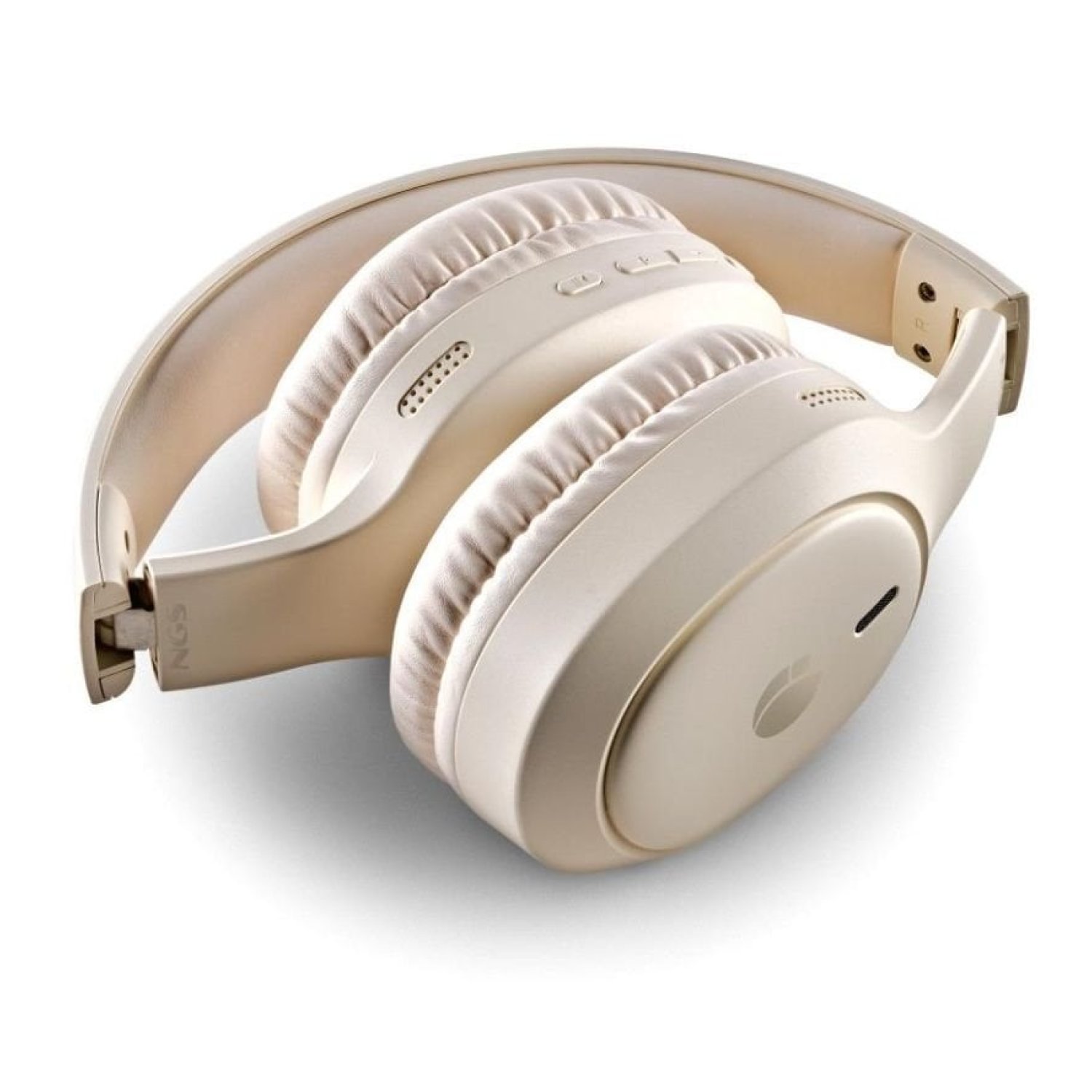 Auriculares Inalámbricos NGS Artica Tempest/ con Micrófono/ Bluetooth/ Beige