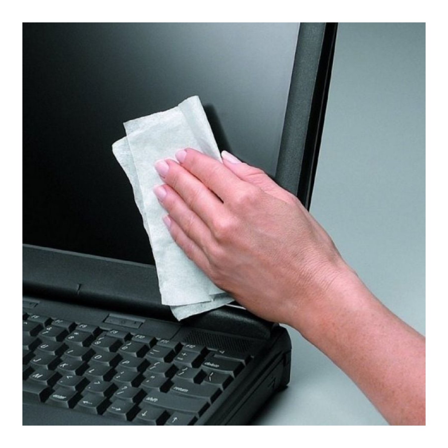 Dispensador de 100 Toallitas Fellowes 9183101 para Limpieza de Pantallas/ Pack de 6 Unidades