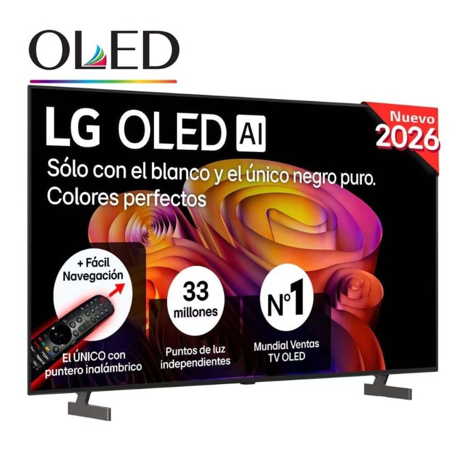 Televisor LG OLED AI B6 OLED65B6ELC 65"/ Ultra HD 4K/ Smart TV/ WiFi