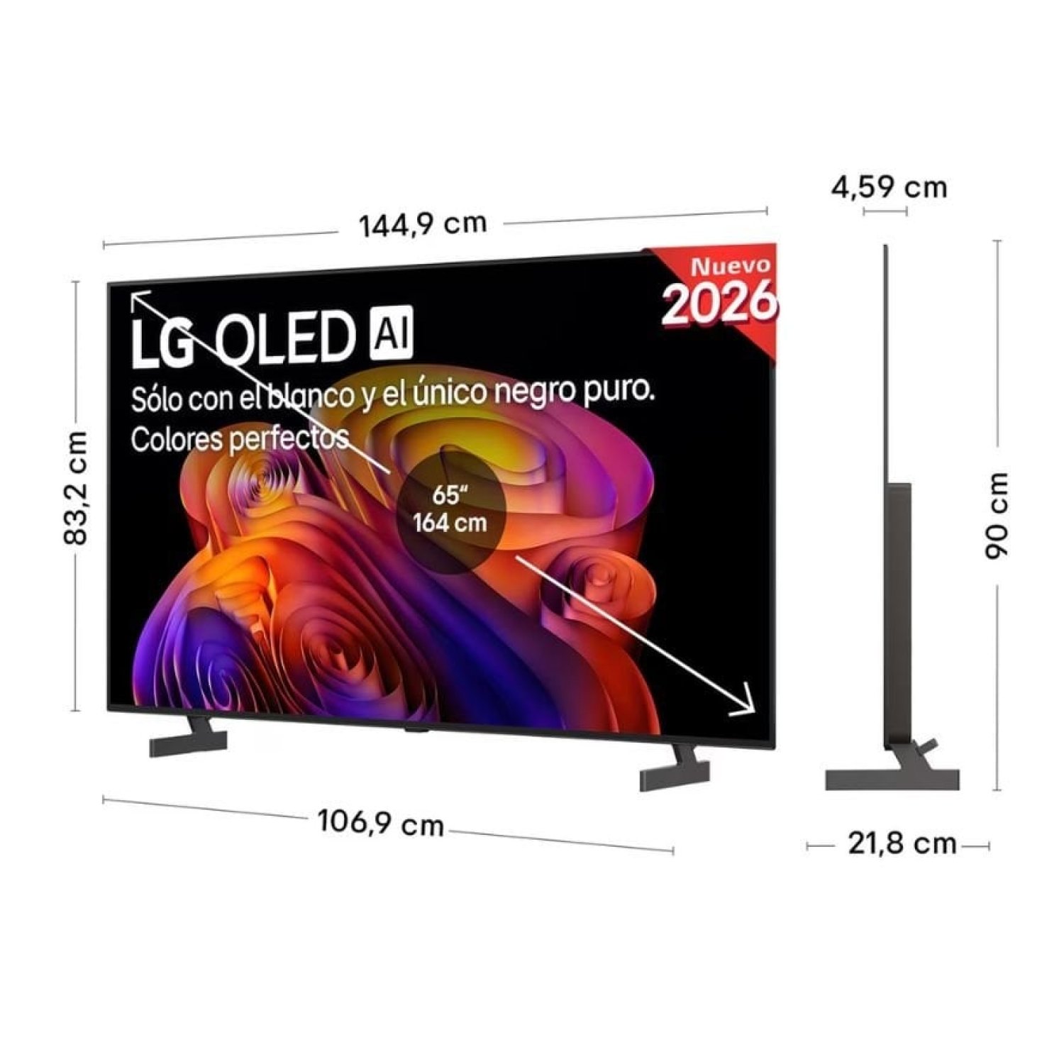 Televisor LG OLED AI B6 OLED65B6ELC 65"/ Ultra HD 4K/ Smart TV/ WiFi