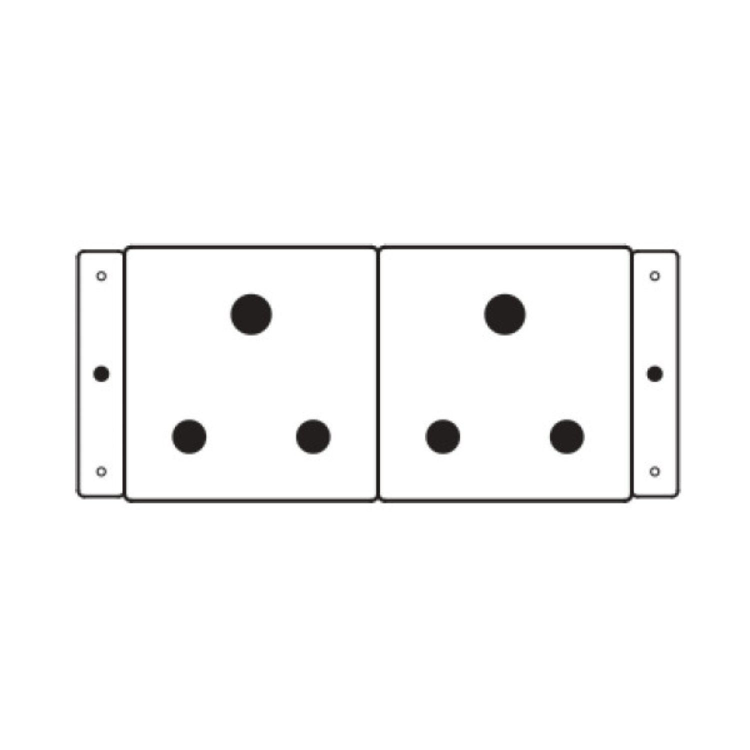 Kramer Electronics TS-2ZA toma de corriente