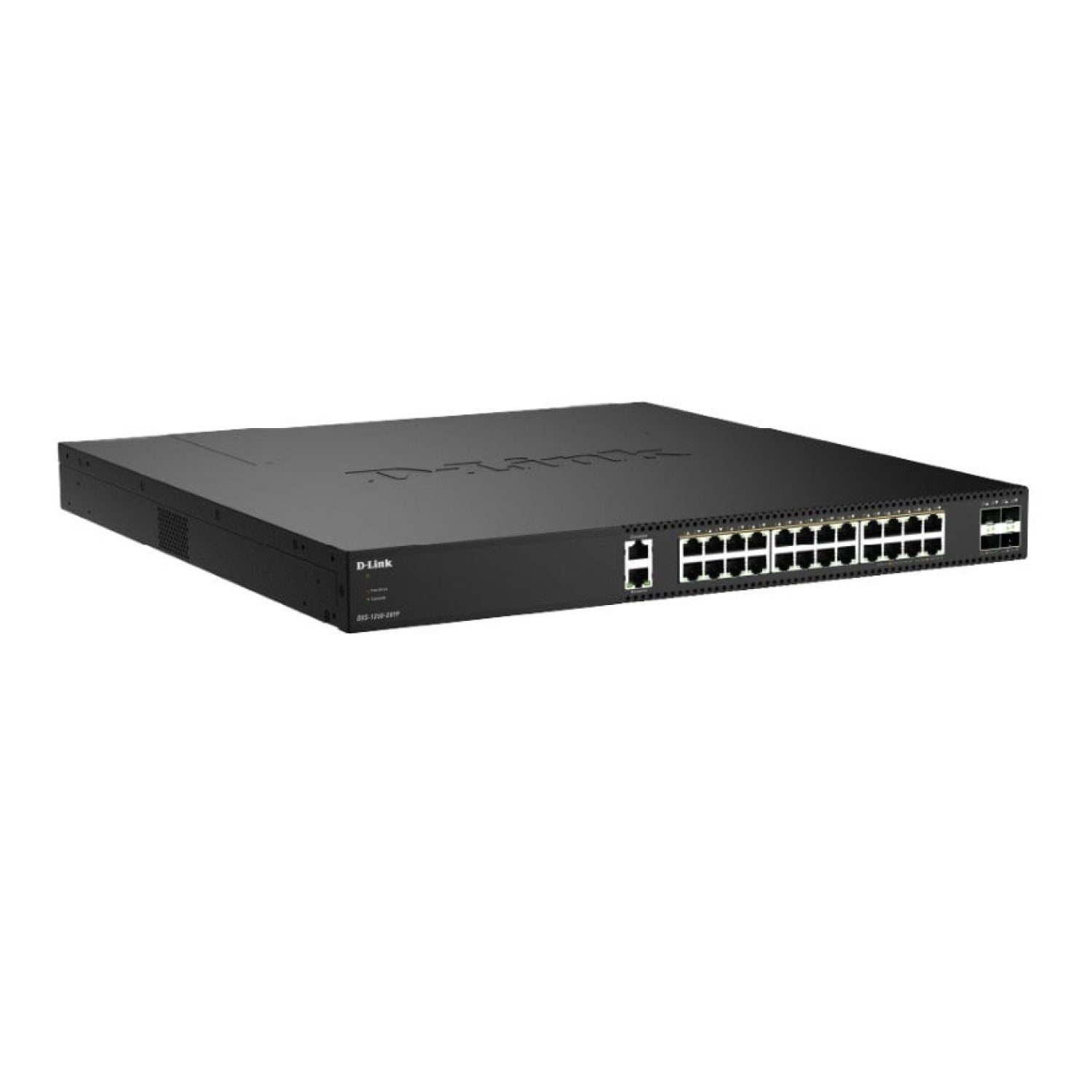 Switch Gestionable D-Link DXS-1250-28YP/E 24 Puertos/ RJ-45 10Gbps/ SFP/ PoE