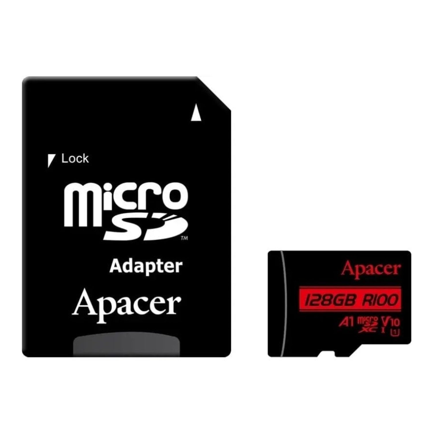 Tarjeta de Memoria Apacer 128GB XC UHS 1 con Adaptador/ Clase 10/ 100MBs