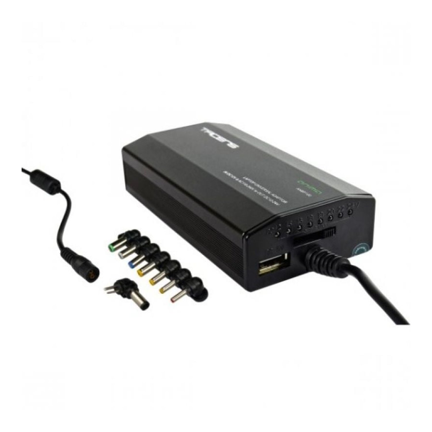 Cargador de Portátil Anima ANBP100/ 1xUSB/ 100W/ Manual/ 8 Conectores/ Voltaje 12-24V
