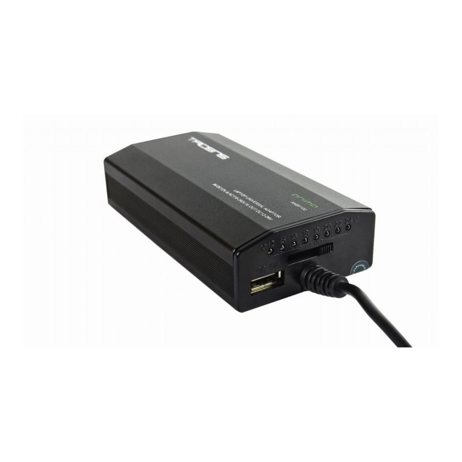 Cargador de Portátil Anima ANBP100/ 1xUSB/ 100W/ Manual/ 8 Conectores/ Voltaje 12-24V