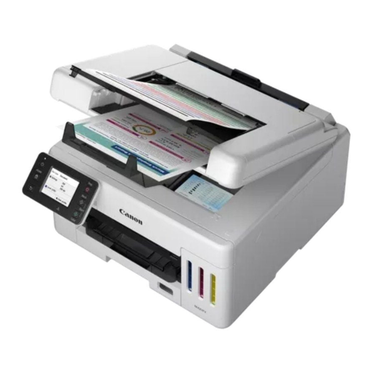 Multifunción Recargable Canon MAXIFY GX6550 MegaTank WiFi/ Dúplex/ Blanca
