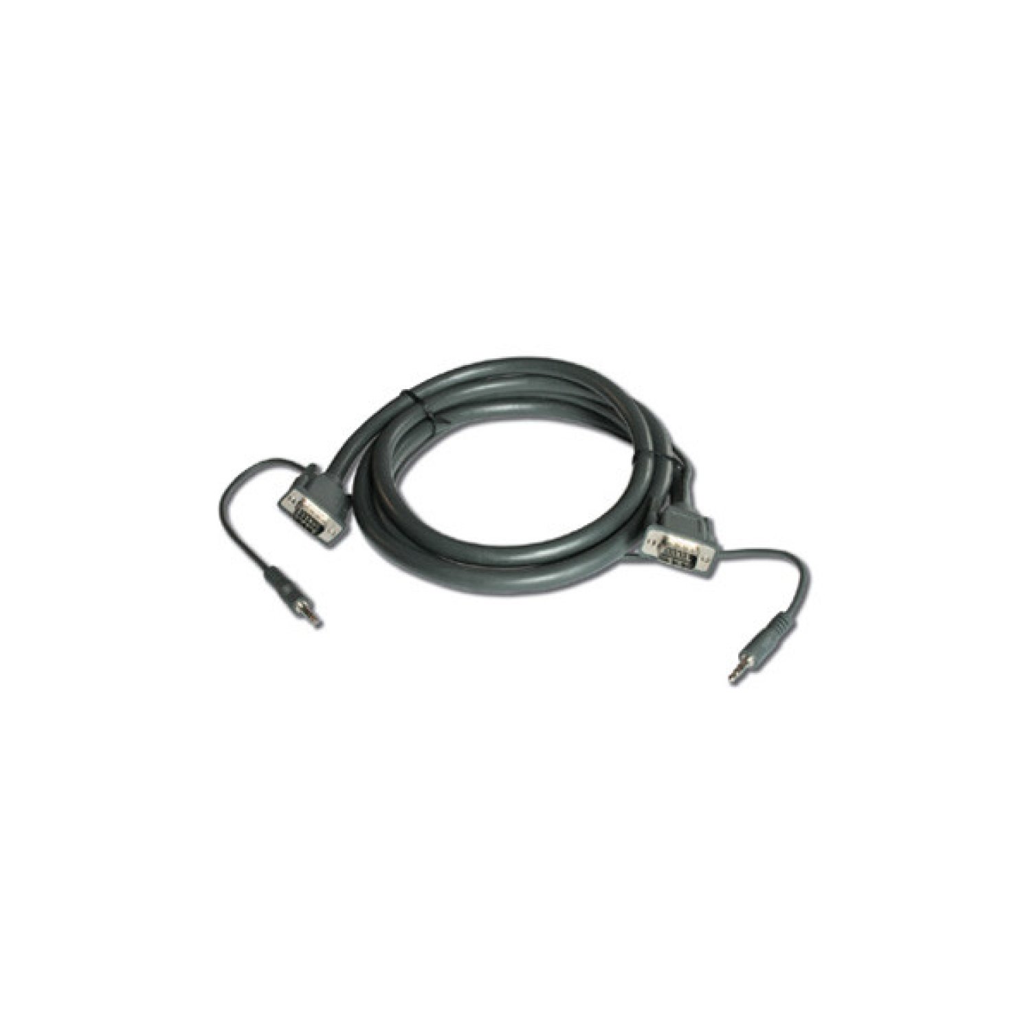 Kramer Electronics 15-pin HD + 3.5mm Audio Cable 4,6 m VGA (D-Sub) + 3,5mm Negro
