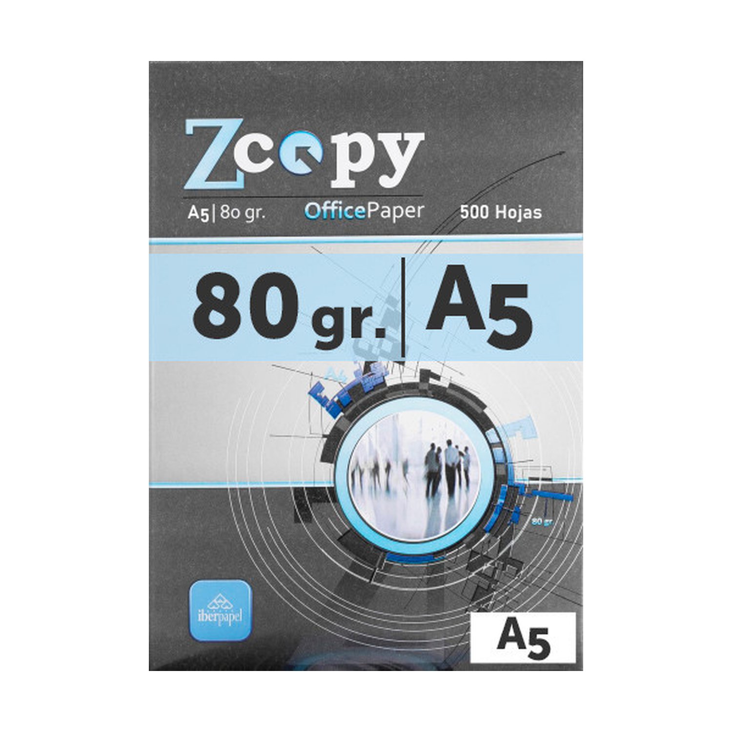 PAQUETE 500H PAPEL 80GR A5 ZCOPY CIE 146 A5ZCOPY80GR (10 Uds)
